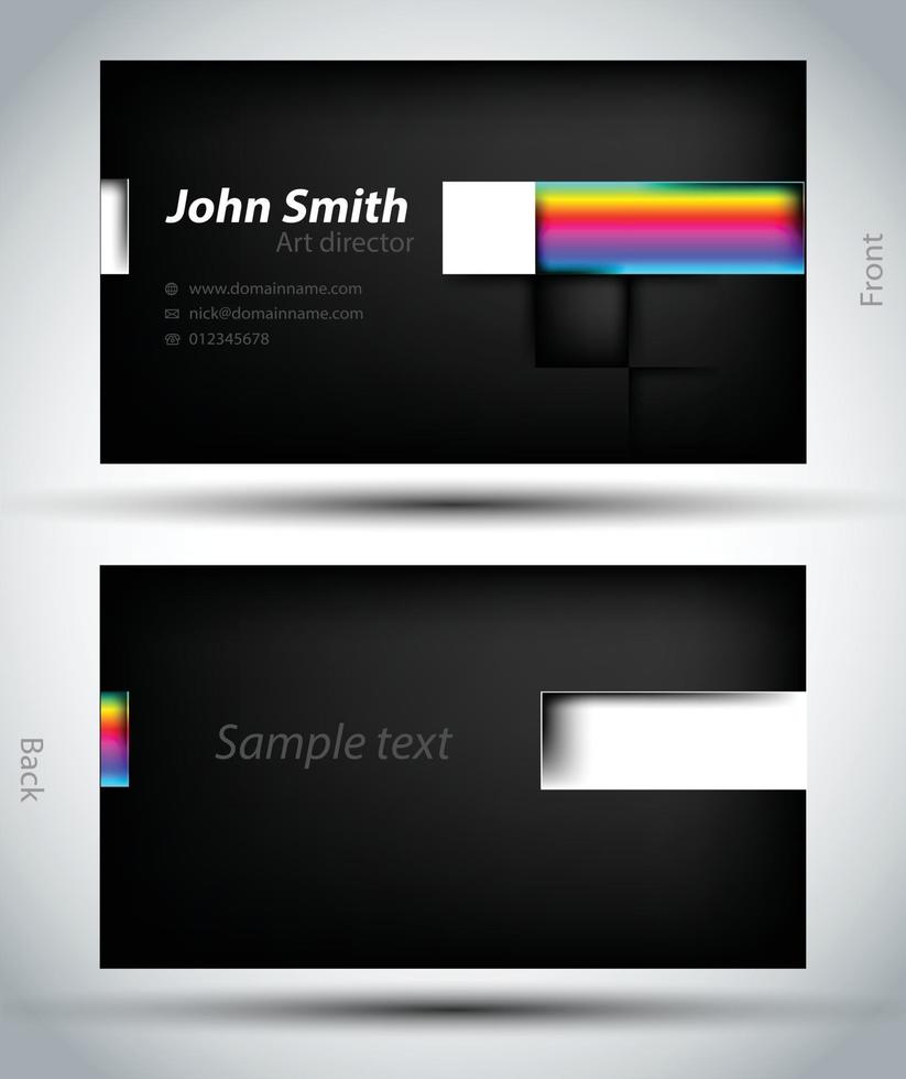 Vector  creative business cards