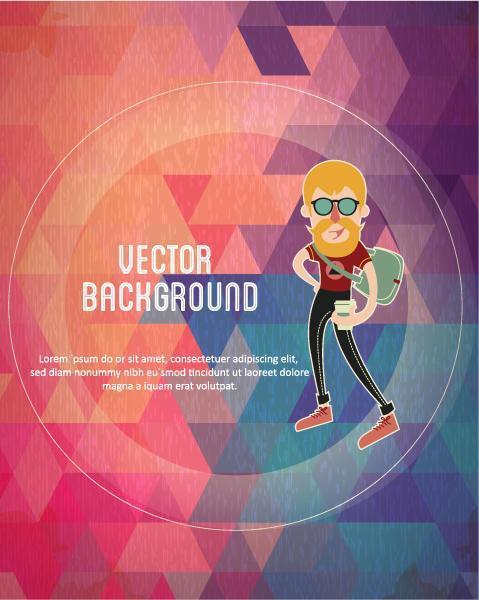 Vector background template design