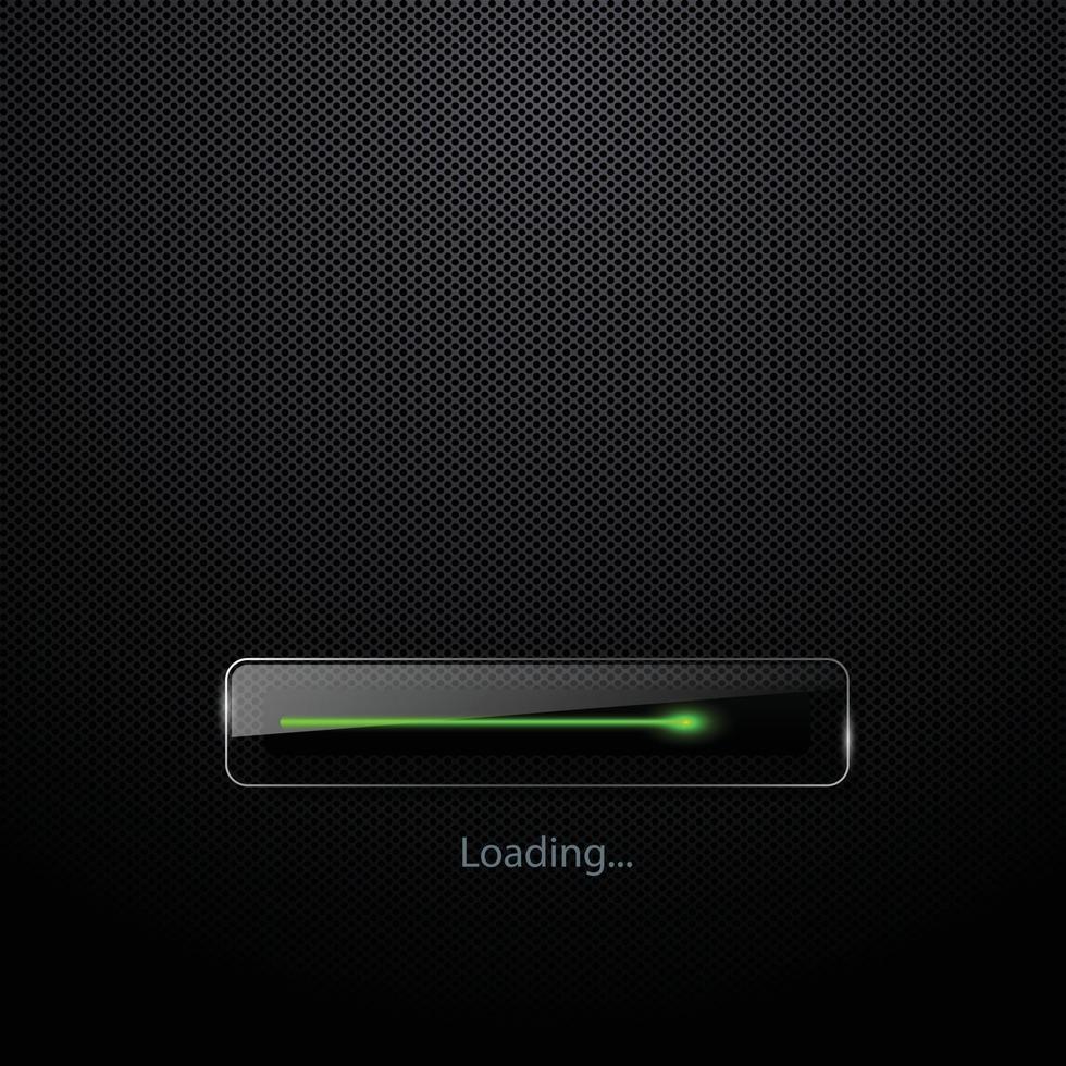 Glossy loading background vector