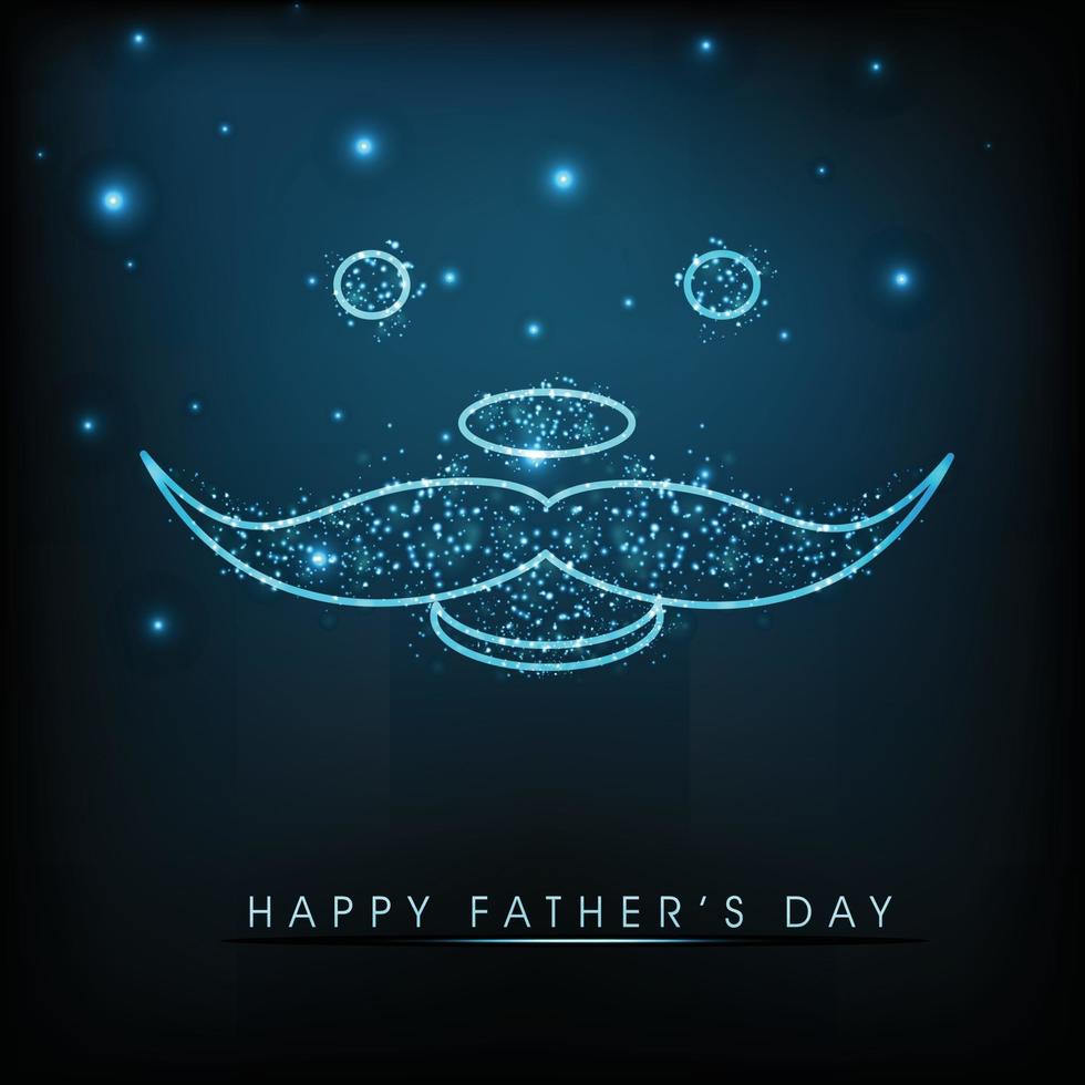 Happy fathers day card vector