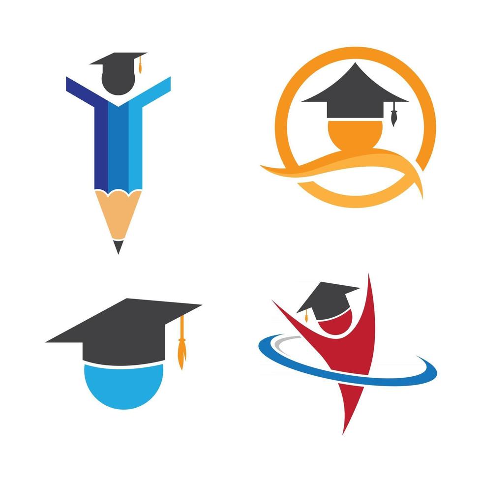 Education logo design vector