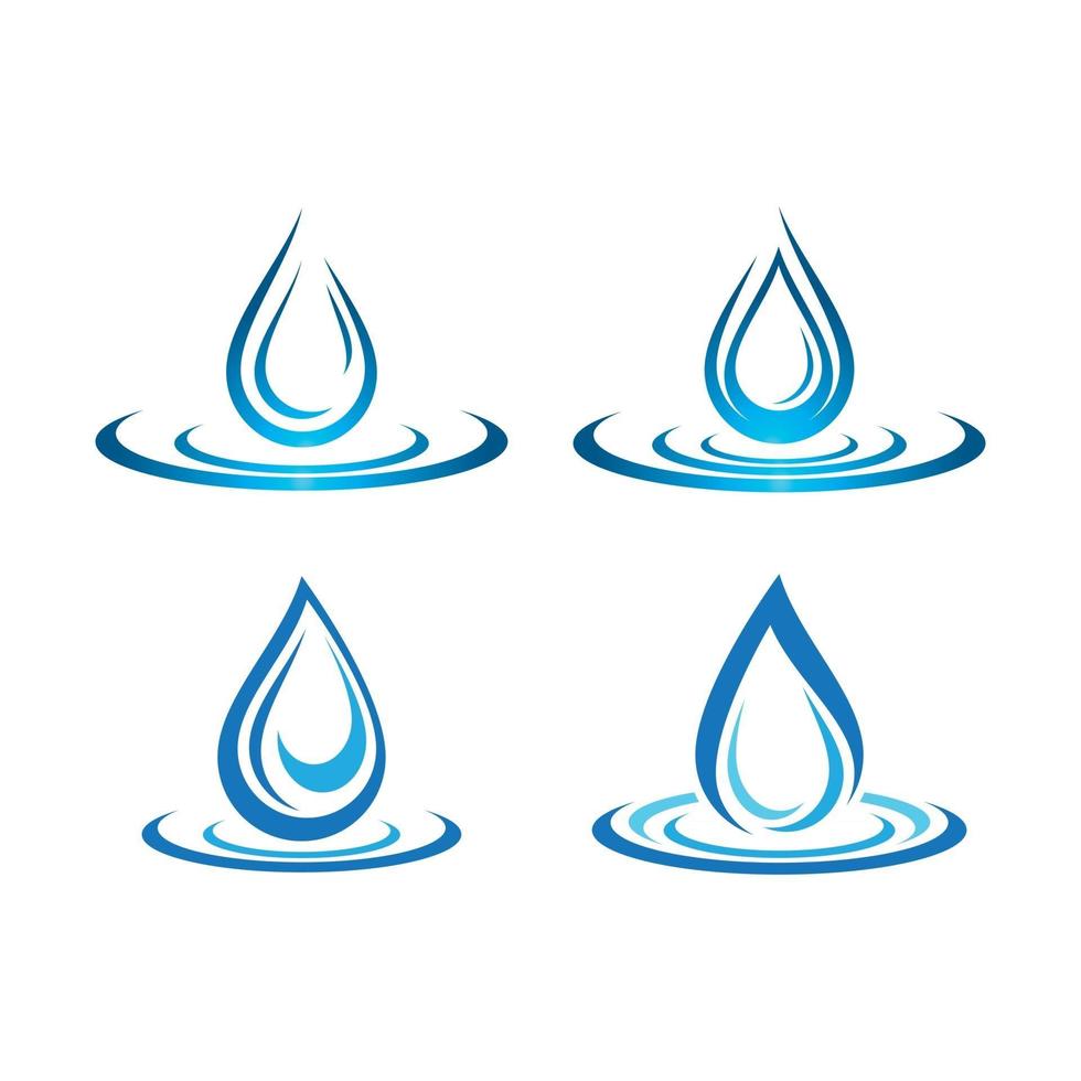 imagenes de gotas de agua vector