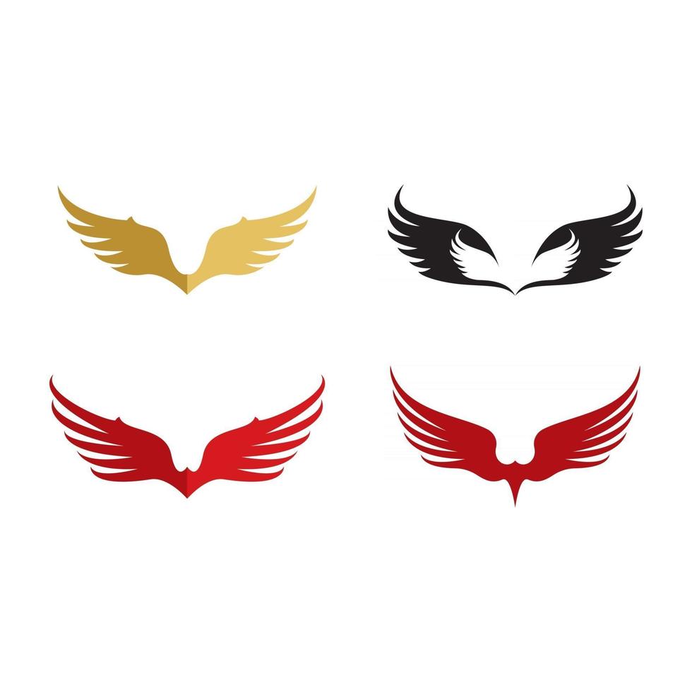 Wing logo images vector