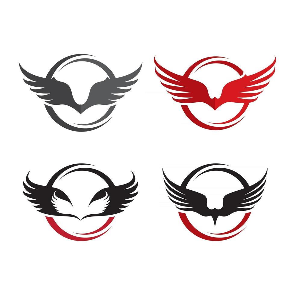 Wing logo images vector