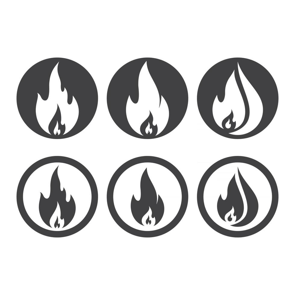 Fire logo images vector