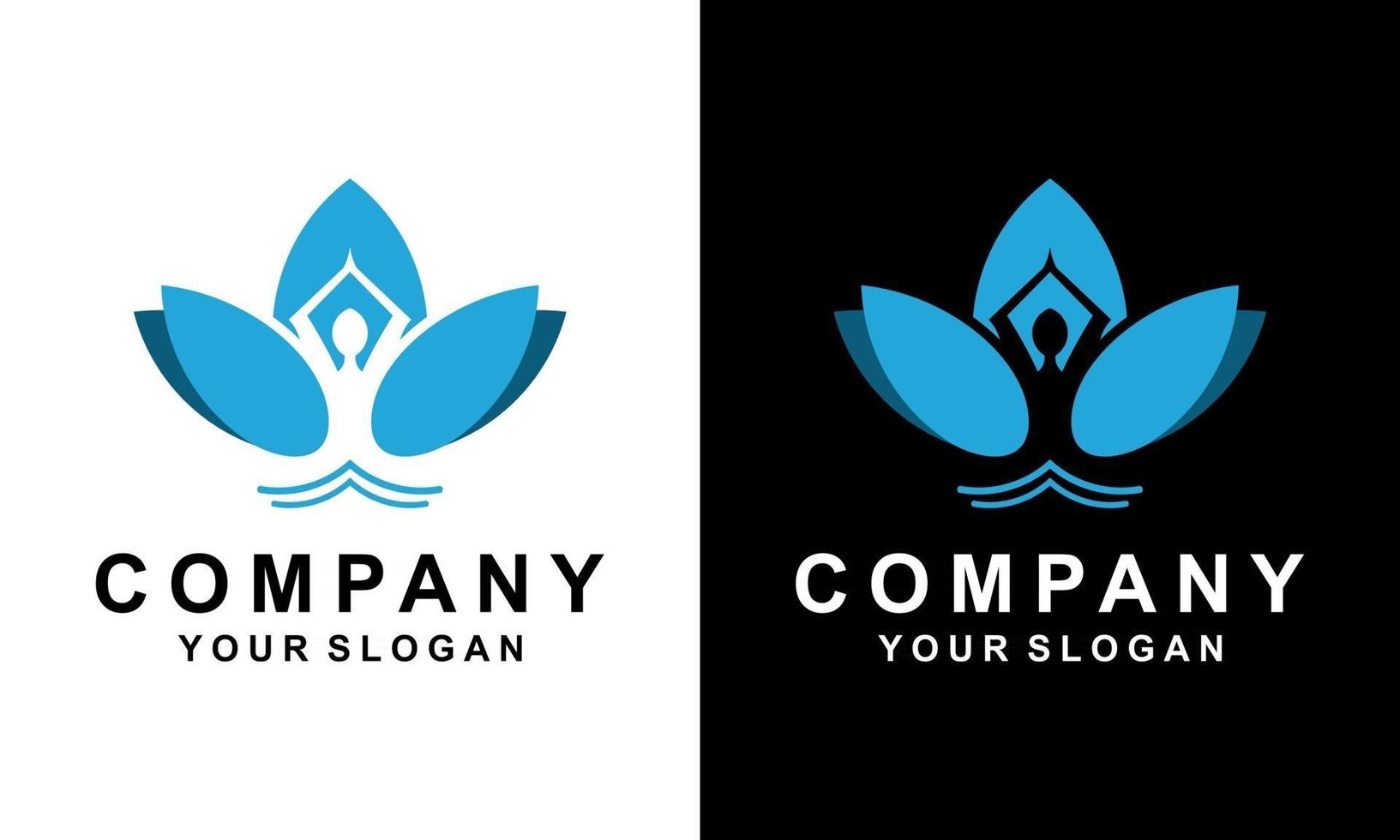 Nature Spa Logo Template Design. vector