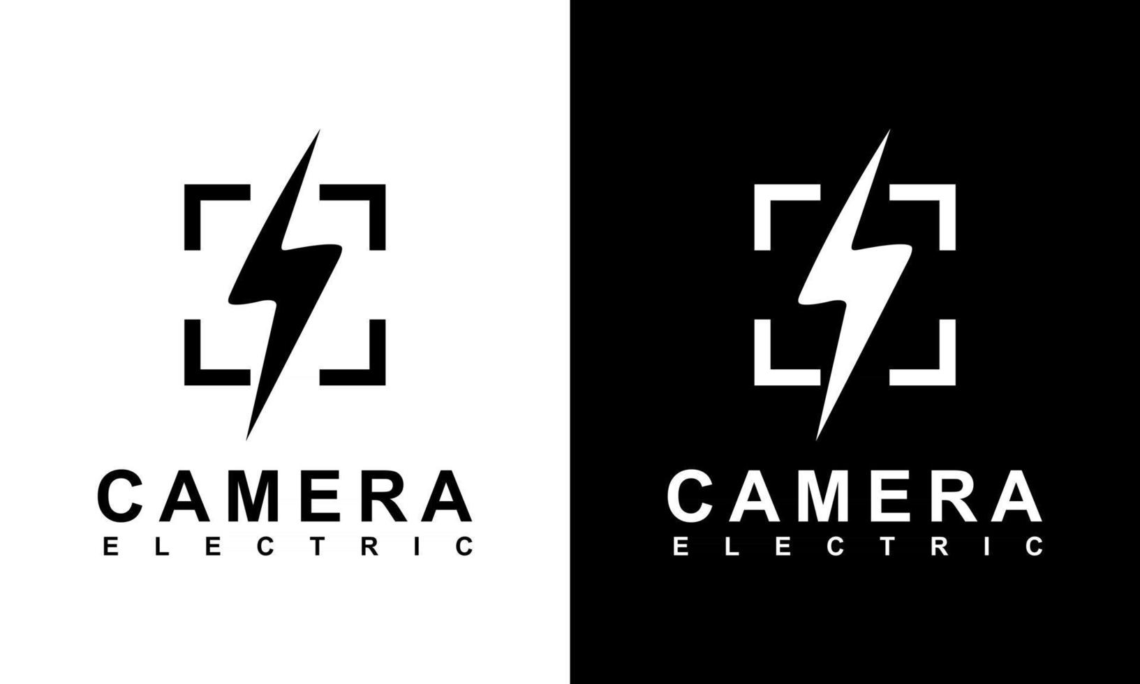 Ilustration vector graphic of  Cloud Electrical lightning thunder bolt flash camera icon logo