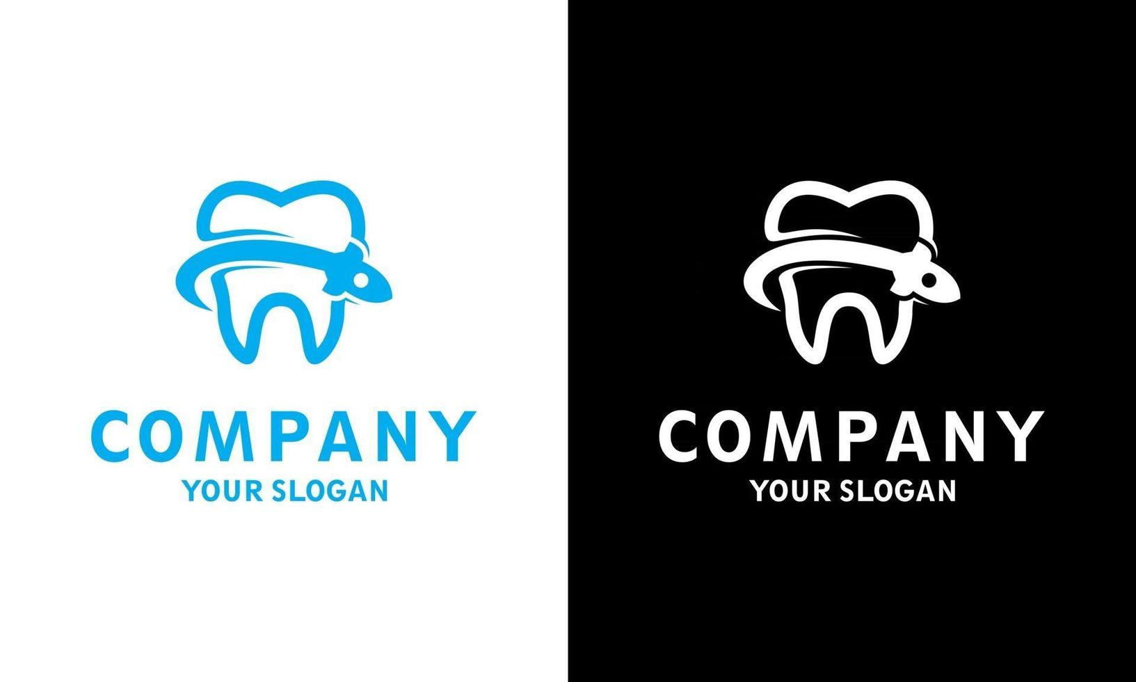 Ilustration vector graphic of  Rocket dental logo template design vector, emblem, design concept, creative symbol, icon