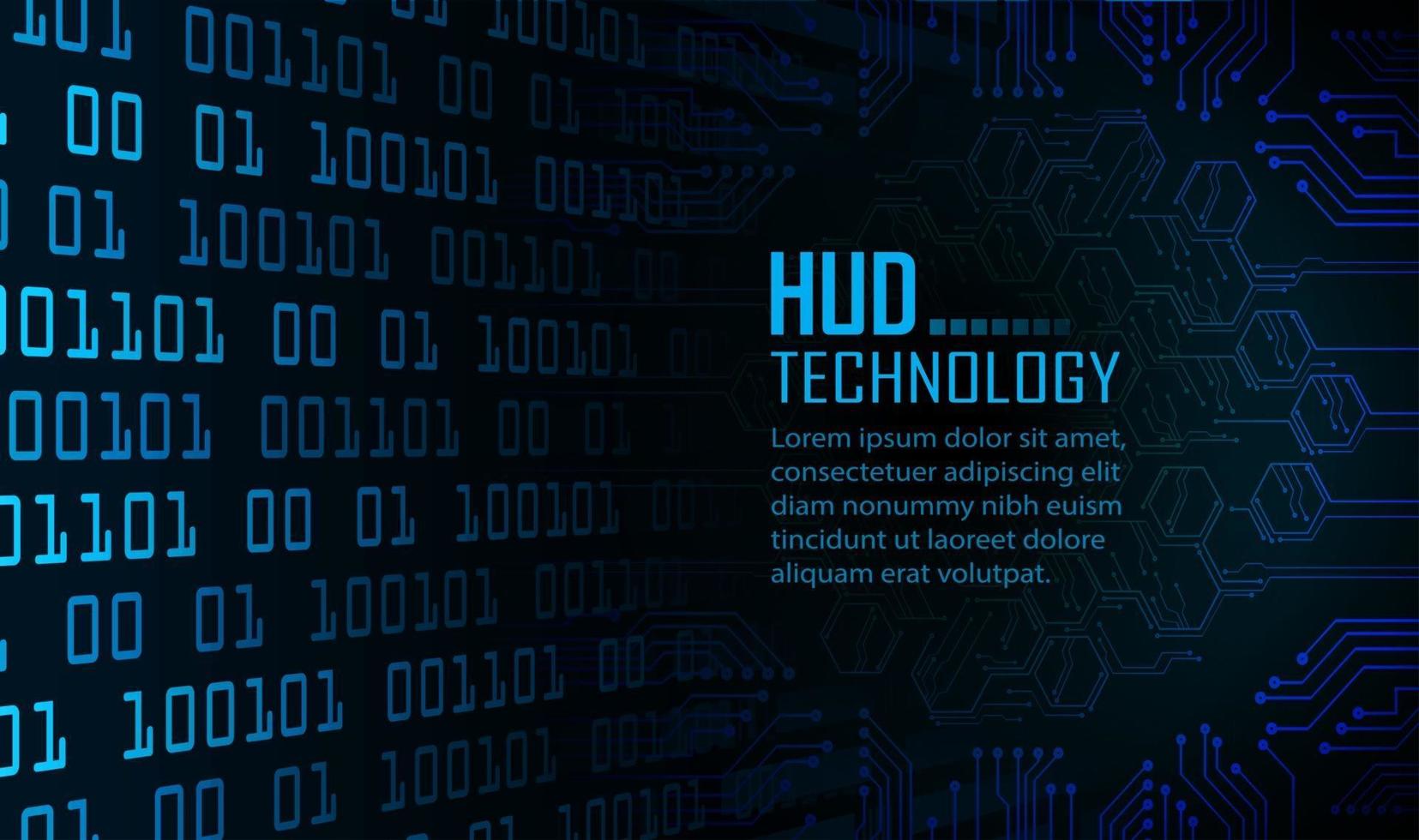 Fondo de concepto de tecnología futura de circuito cibernético vector