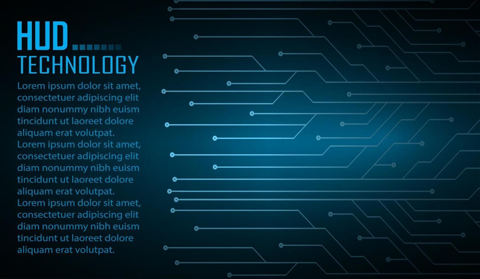 cyber circuit future technology concept background vector