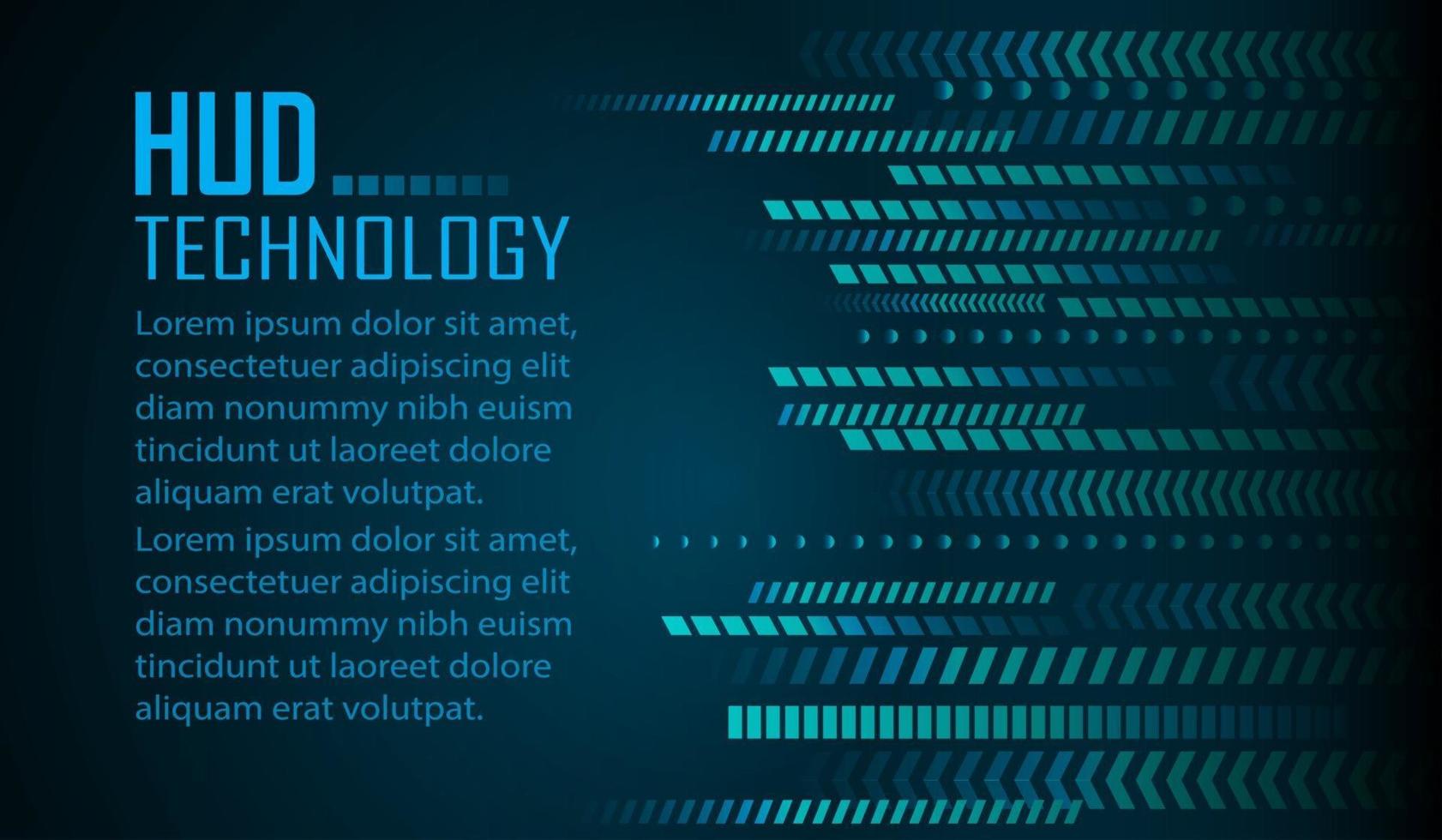 Fondo de concepto de tecnología futura de circuito cibernético vector