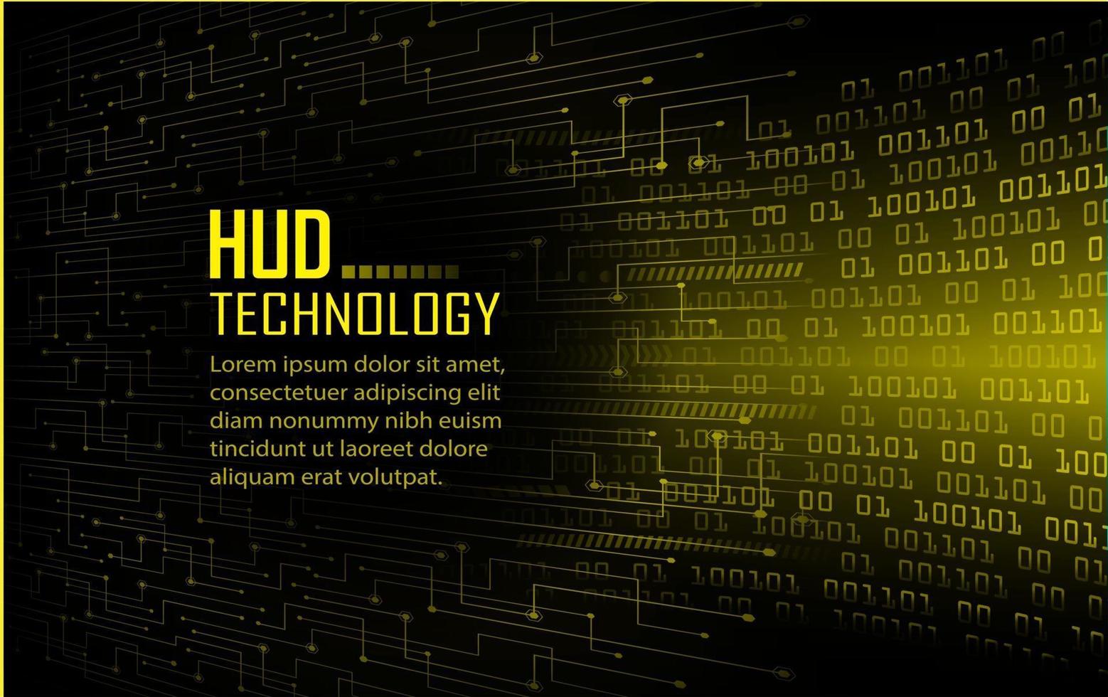 Fondo de concepto de tecnología futura de circuito cibernético vector