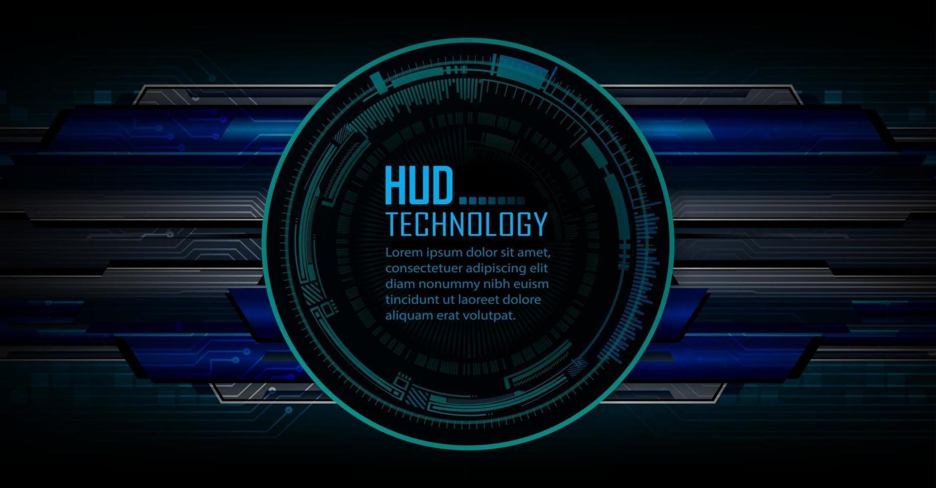 cyber circuit future technology concept background vector