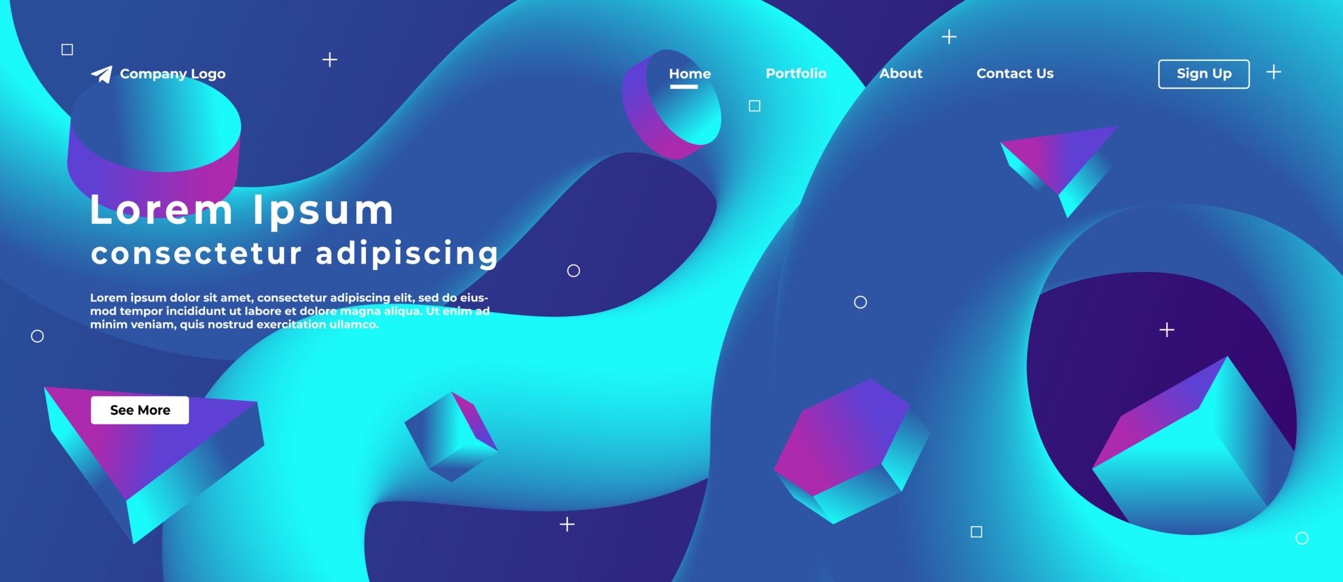 3d Dynamic Fluid Abstract site Background. 2947692 Vector Art at