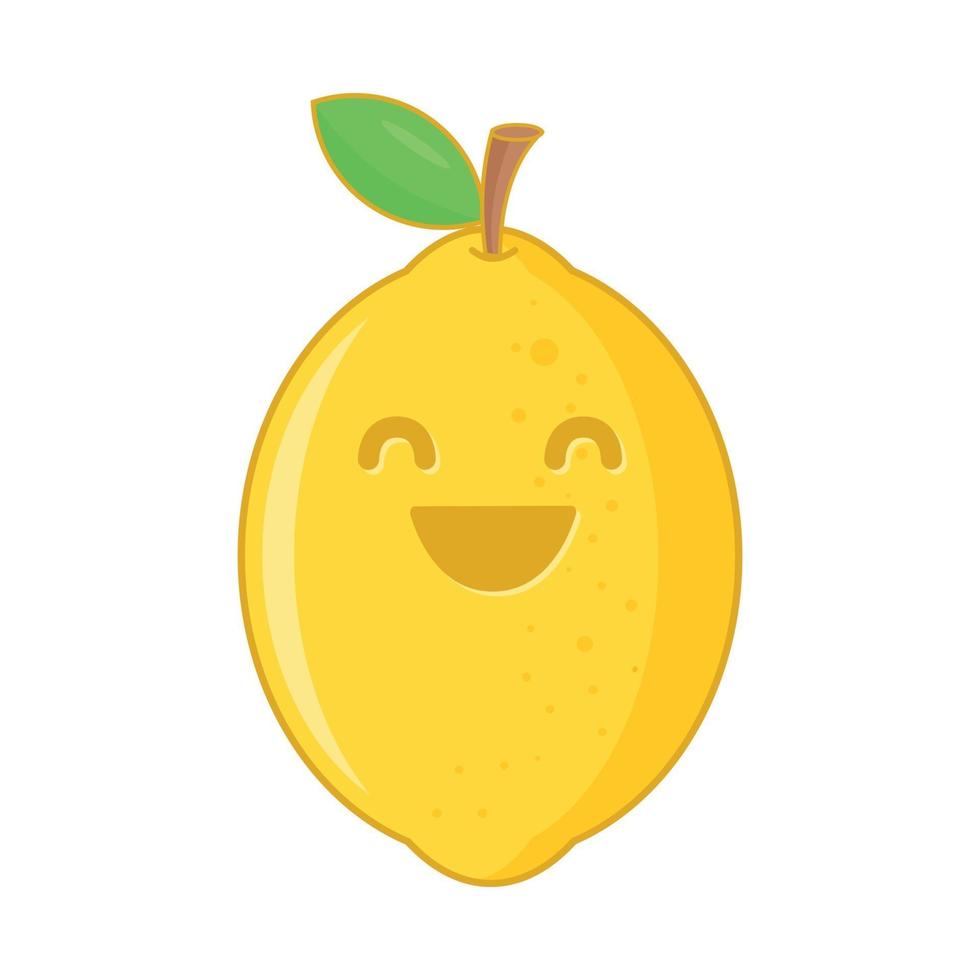 Illustration Vector Graphic Of Lemon Character