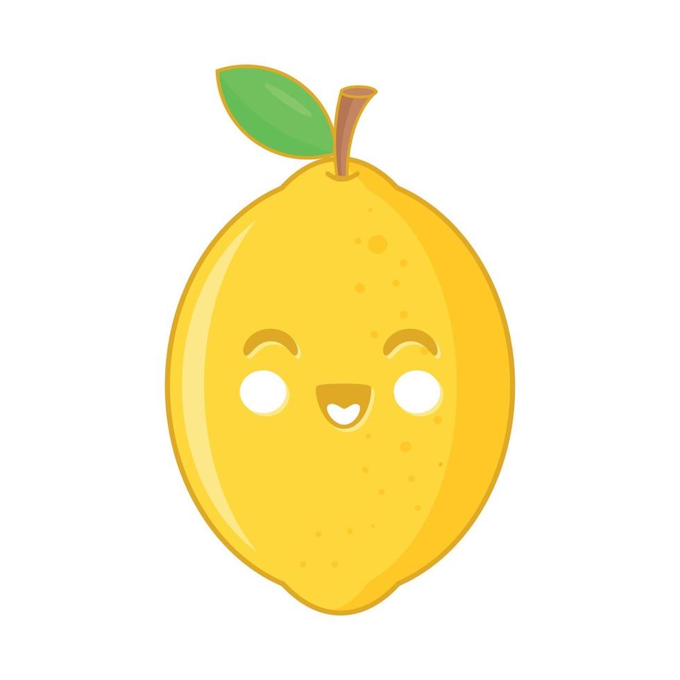 Illustration Vector Graphic Of Lemon Character