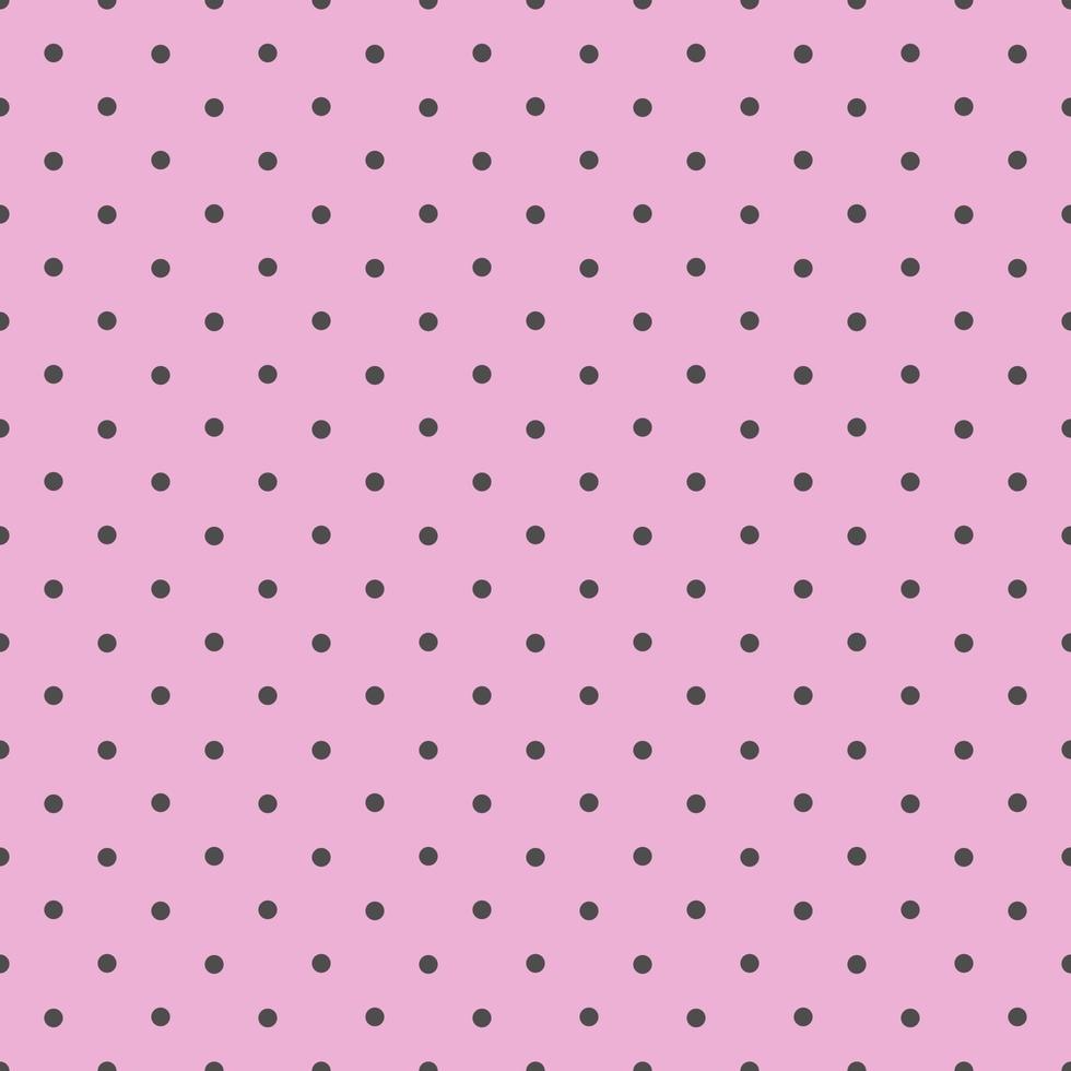 Seamless retro white red polka dot background pattern vector