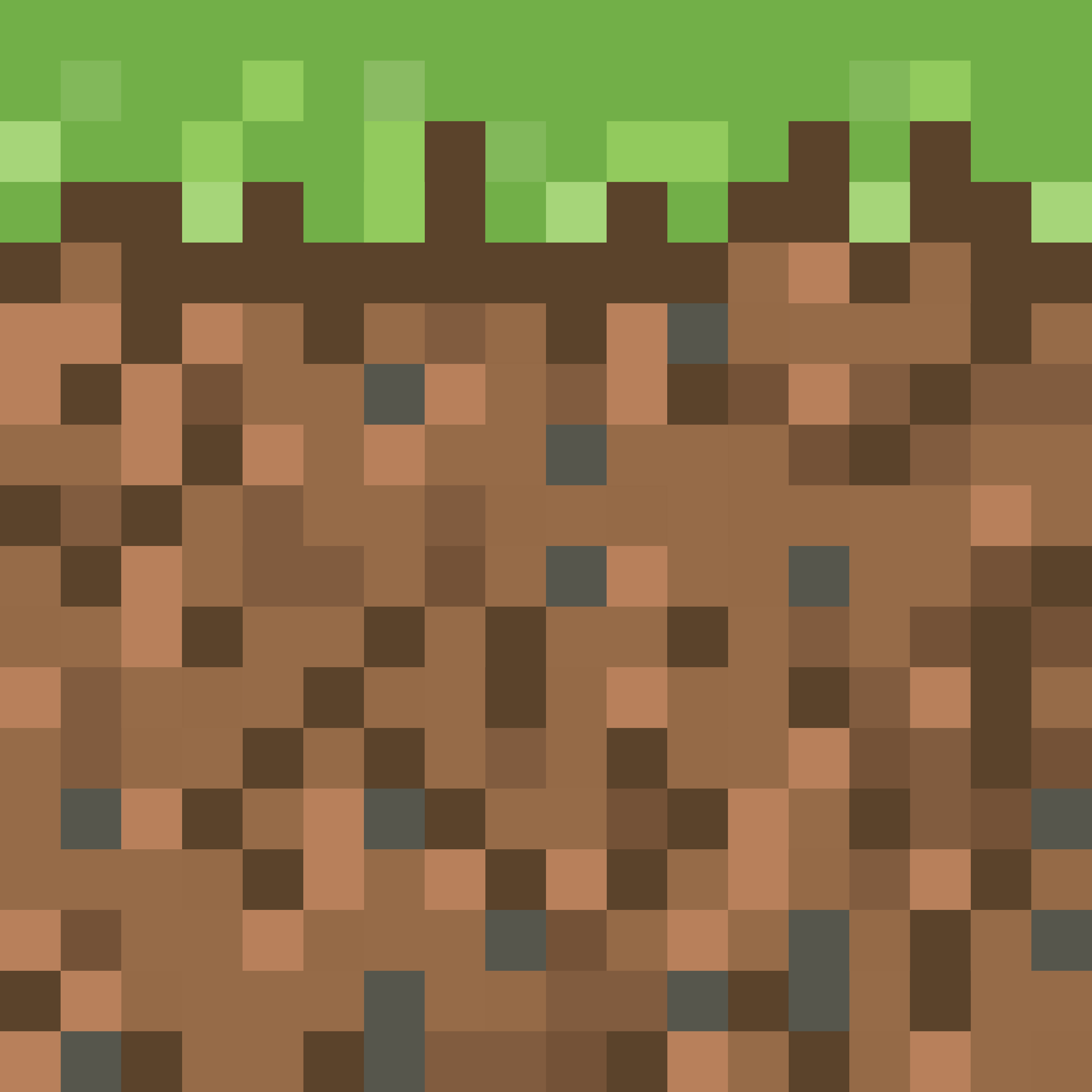 Pixel minecraft style land block background Vector Image