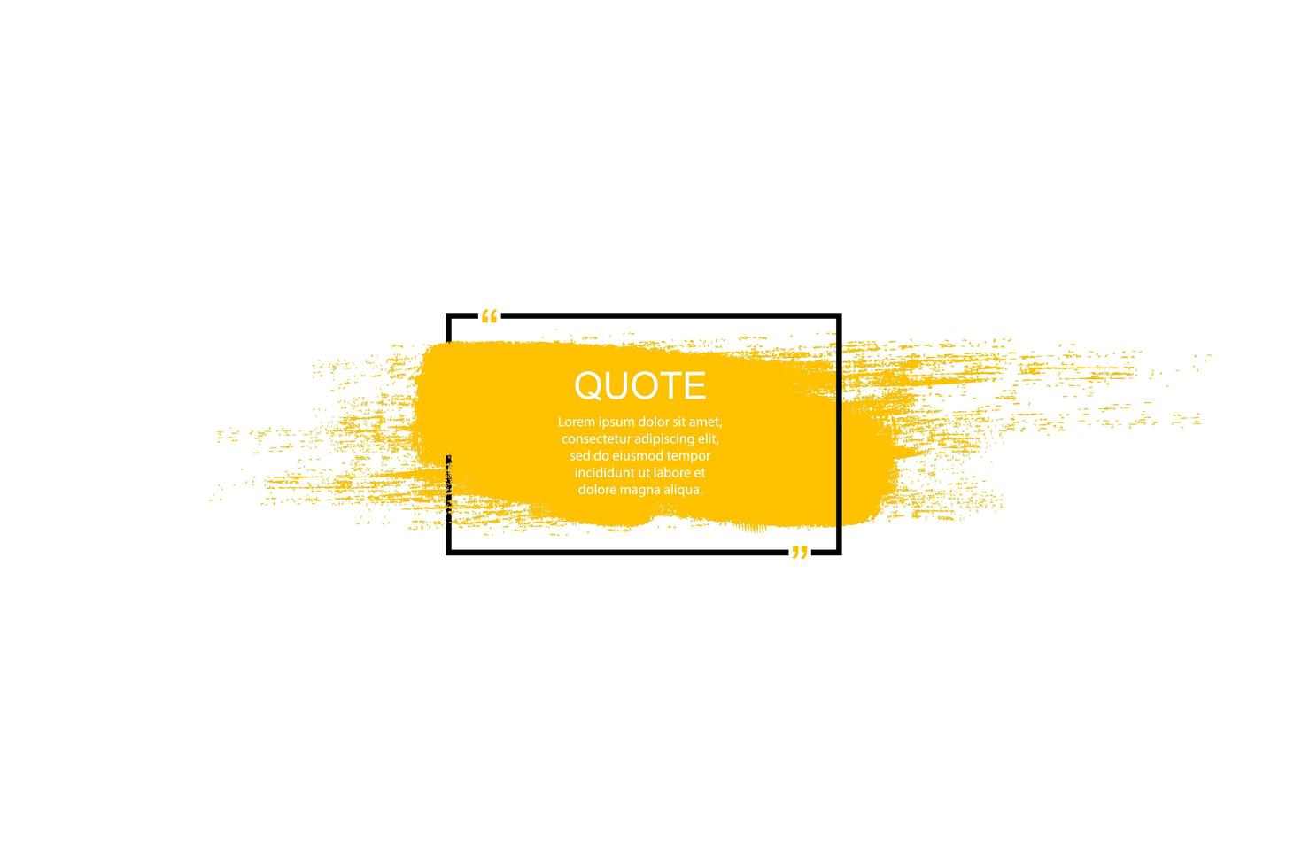 Quote box frame, big set. Quote box icon. vector