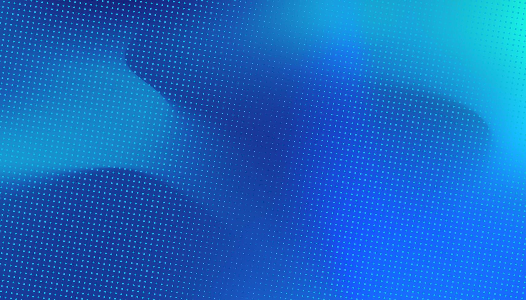 fondo cómico. patrón retro punteado de semitono con círculo de color azul vector