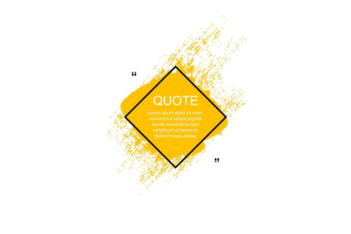 Quote box frame, big set. Quote box icon. vector