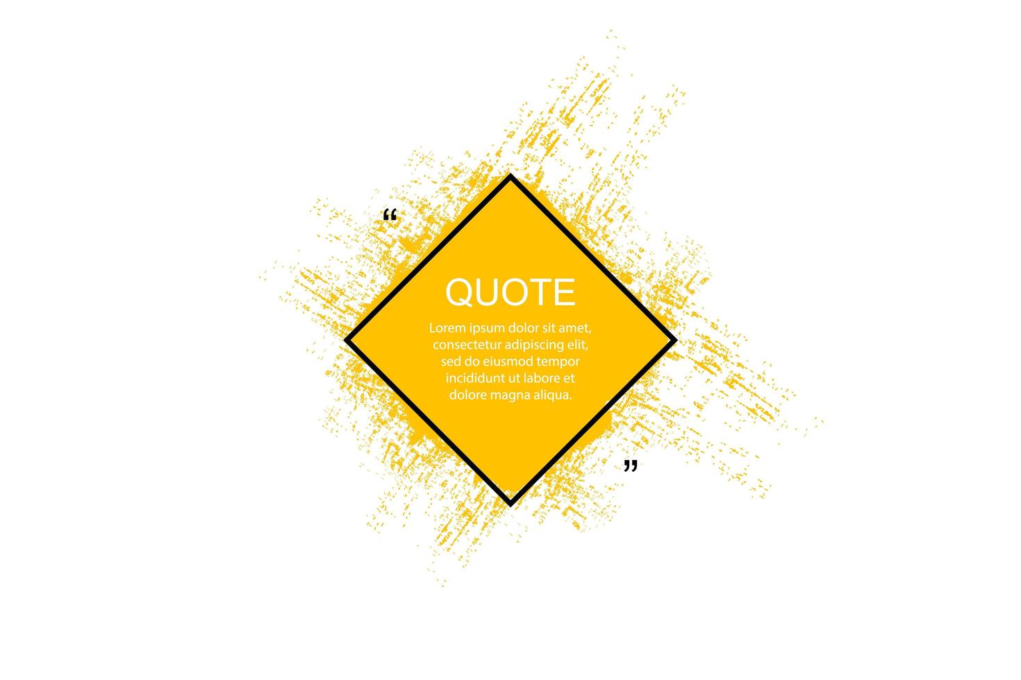 Quote box frame, big set. Quote box icon. vector
