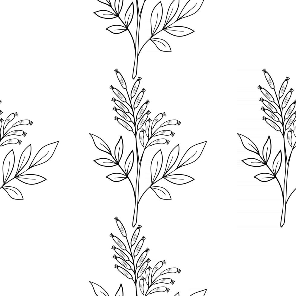 bitter wood seamless pattern vector