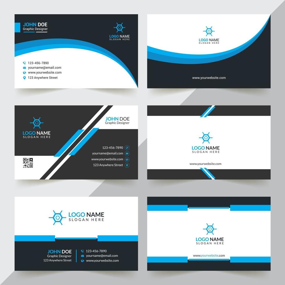 Business Card Design Template vector
