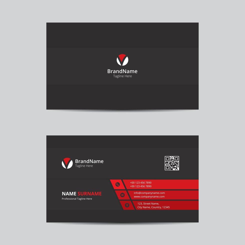 Preview Business Card vector