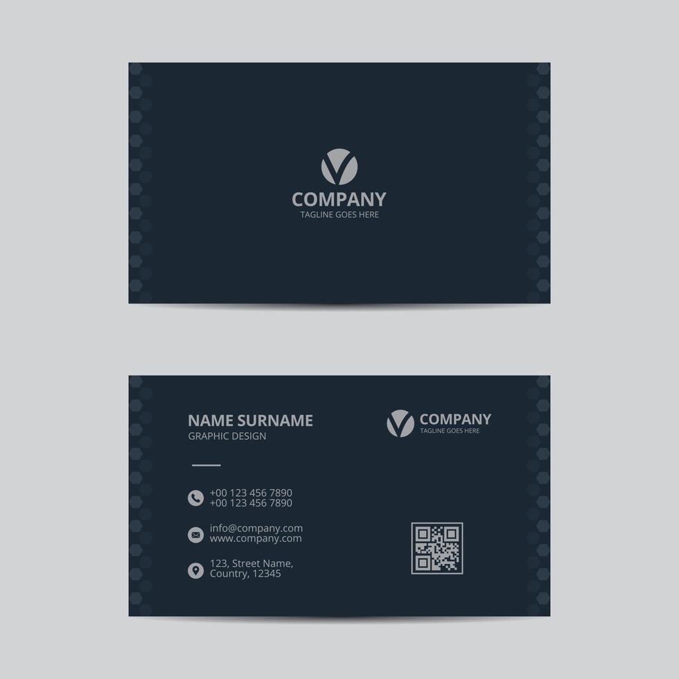 Preview Business Card vector