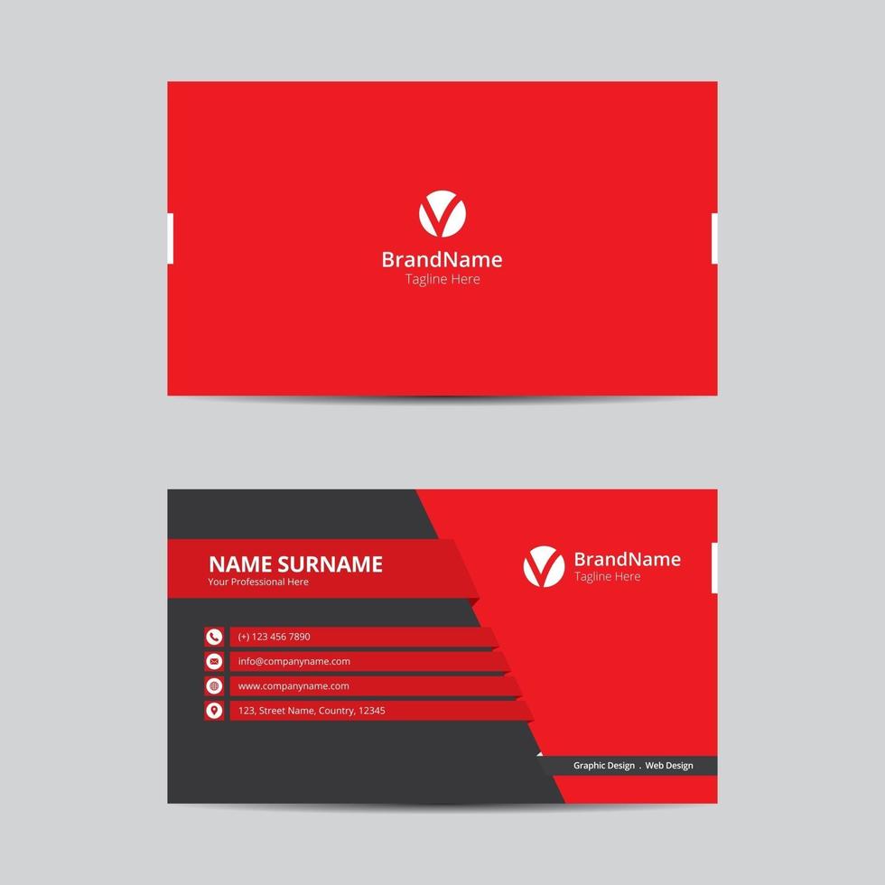 Preview Business Card vector