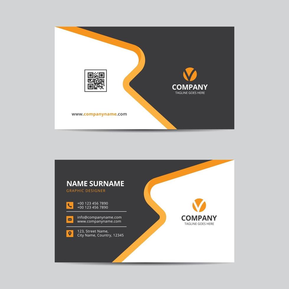 Preview Business Card vector