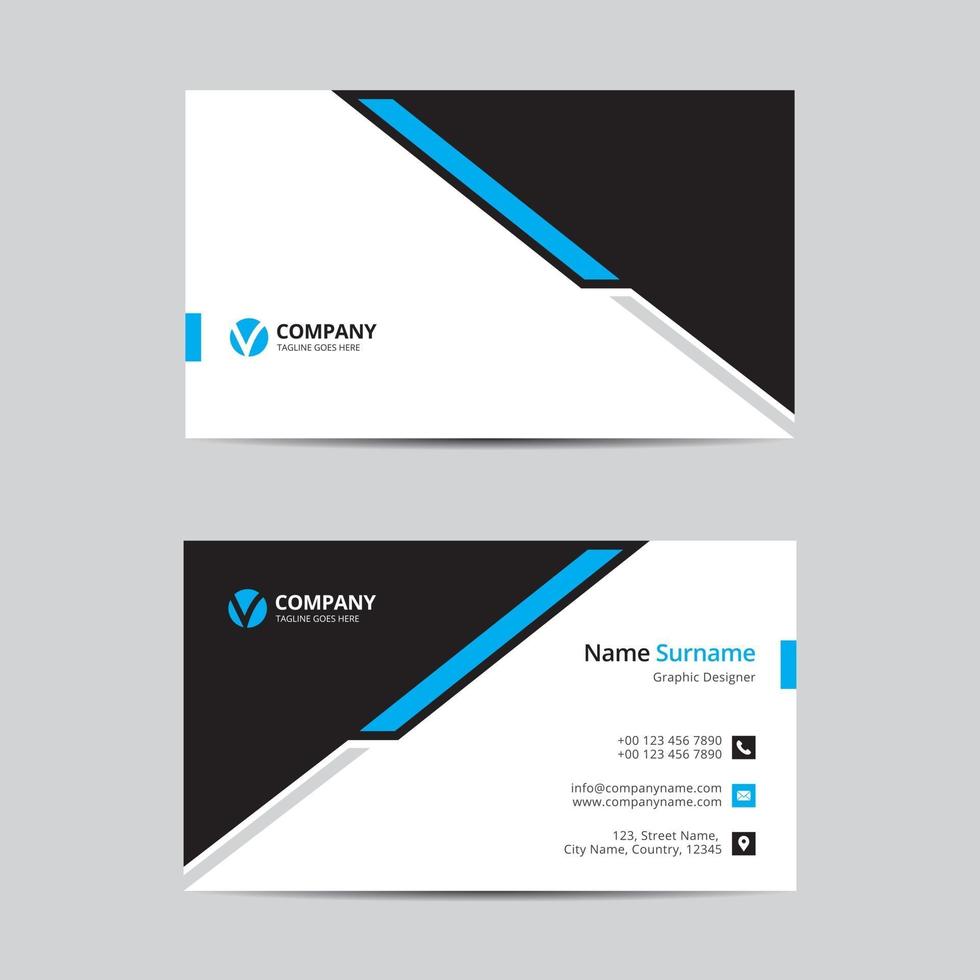 Preview Business Card vector