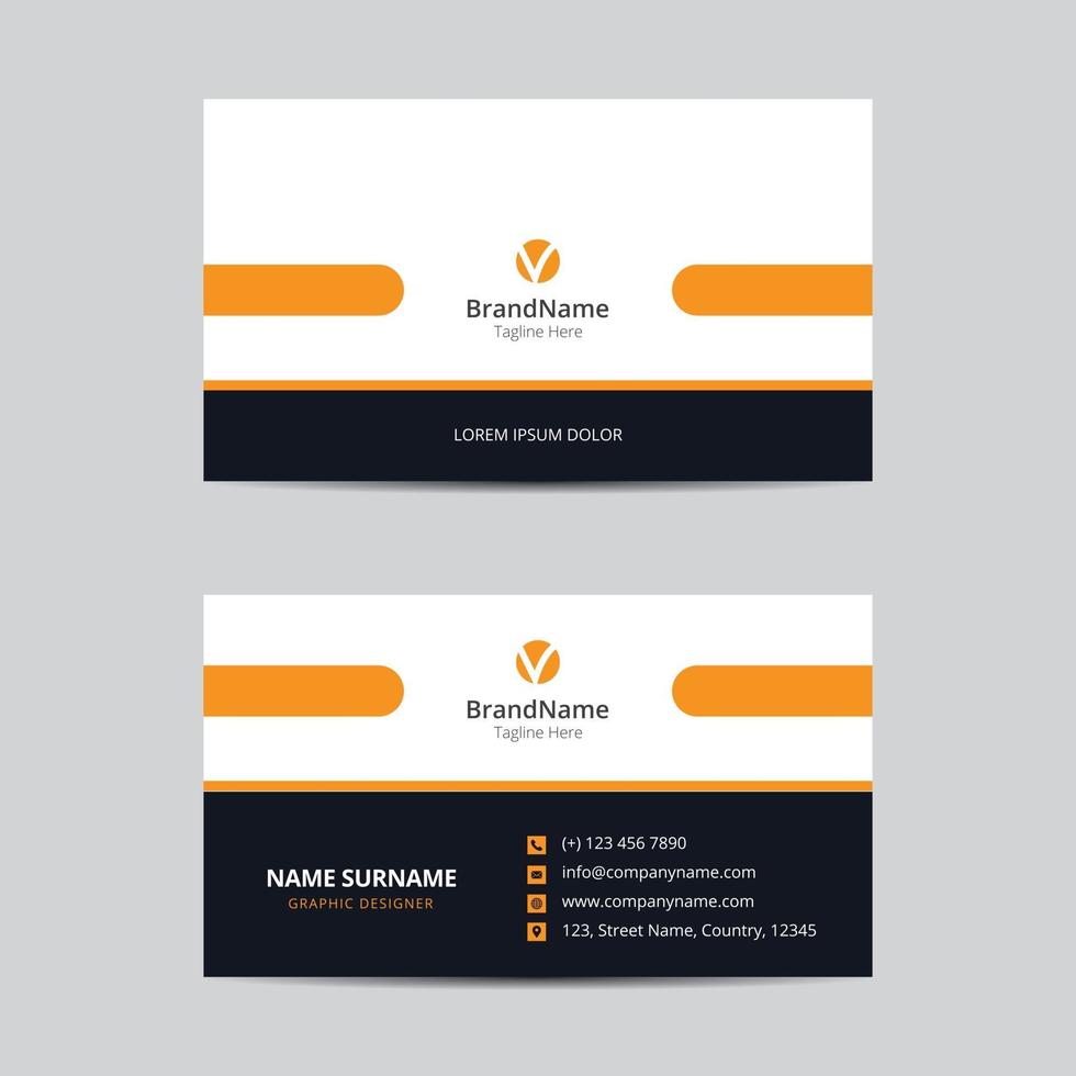 Preview Business Card vector