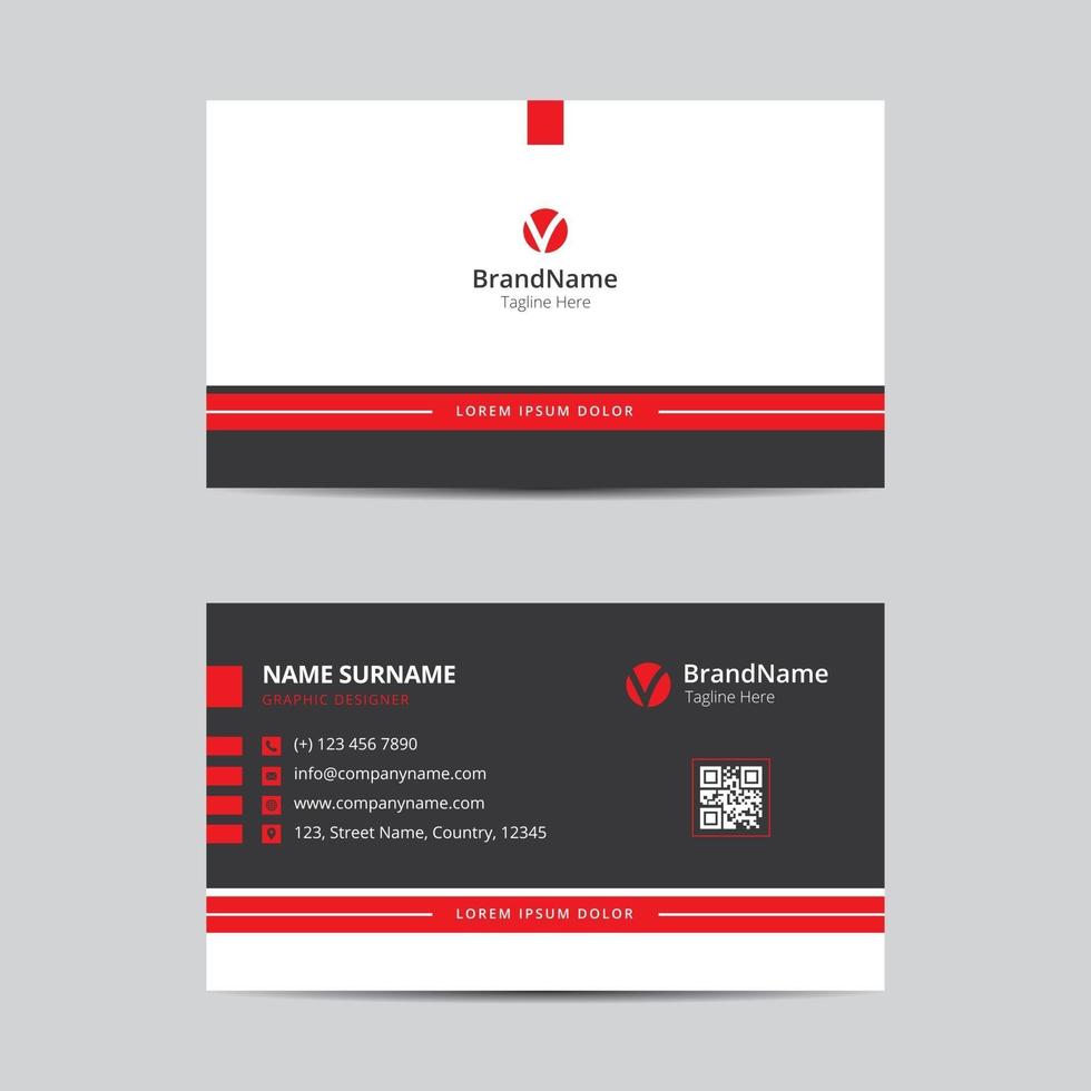 Preview Business Card vector