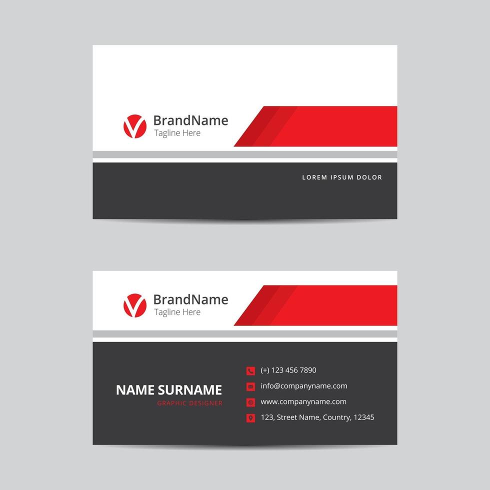 Preview Business Card vector