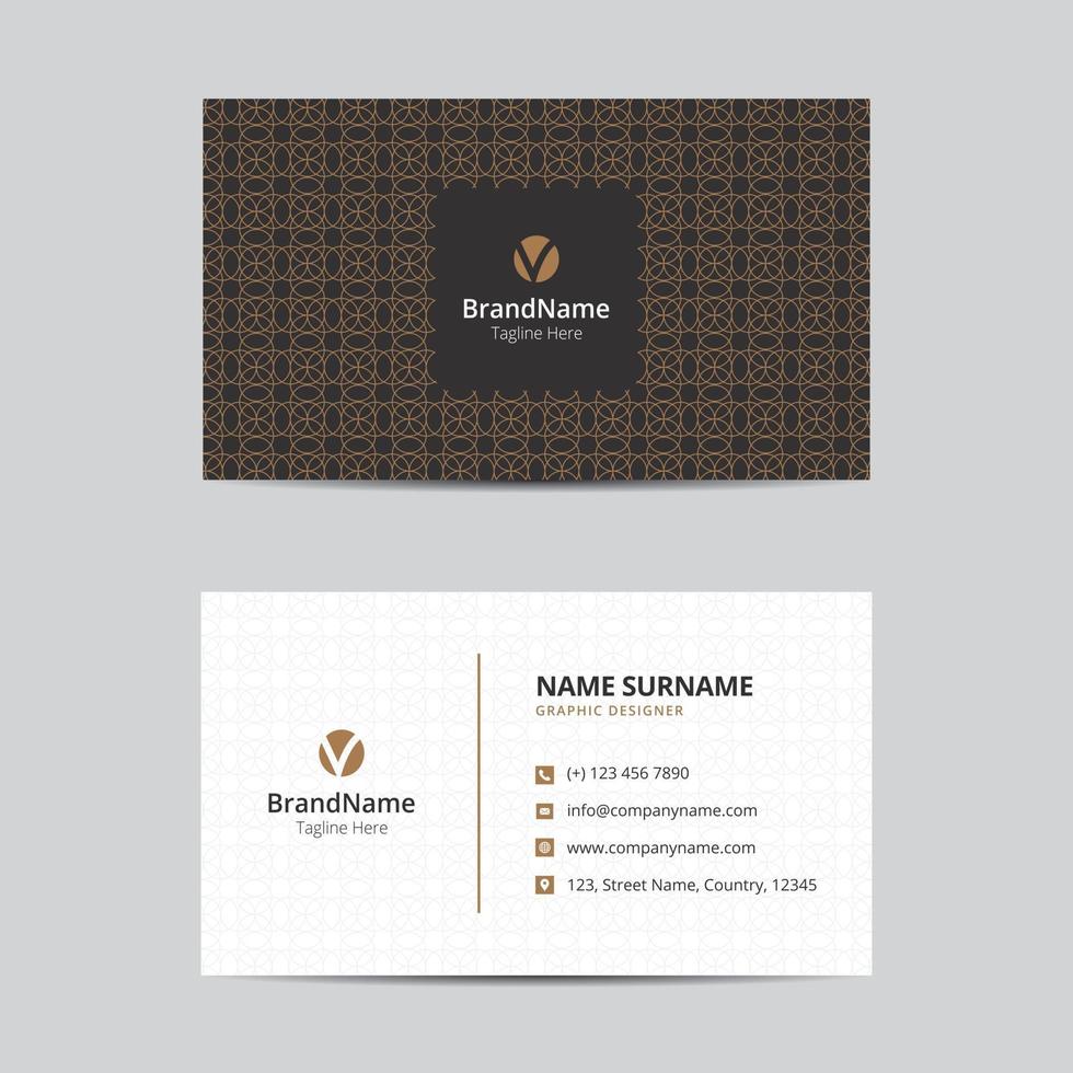 Preview Business Card vector
