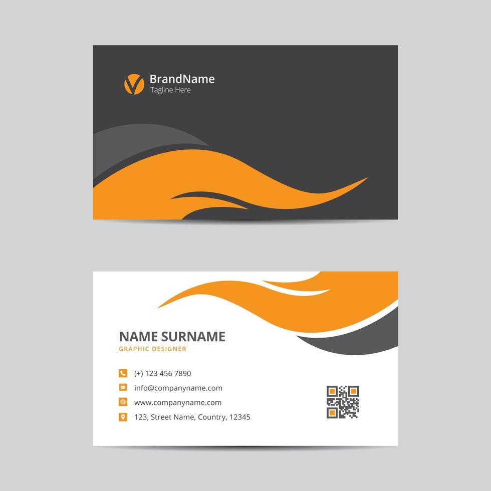 Preview Business Card vector