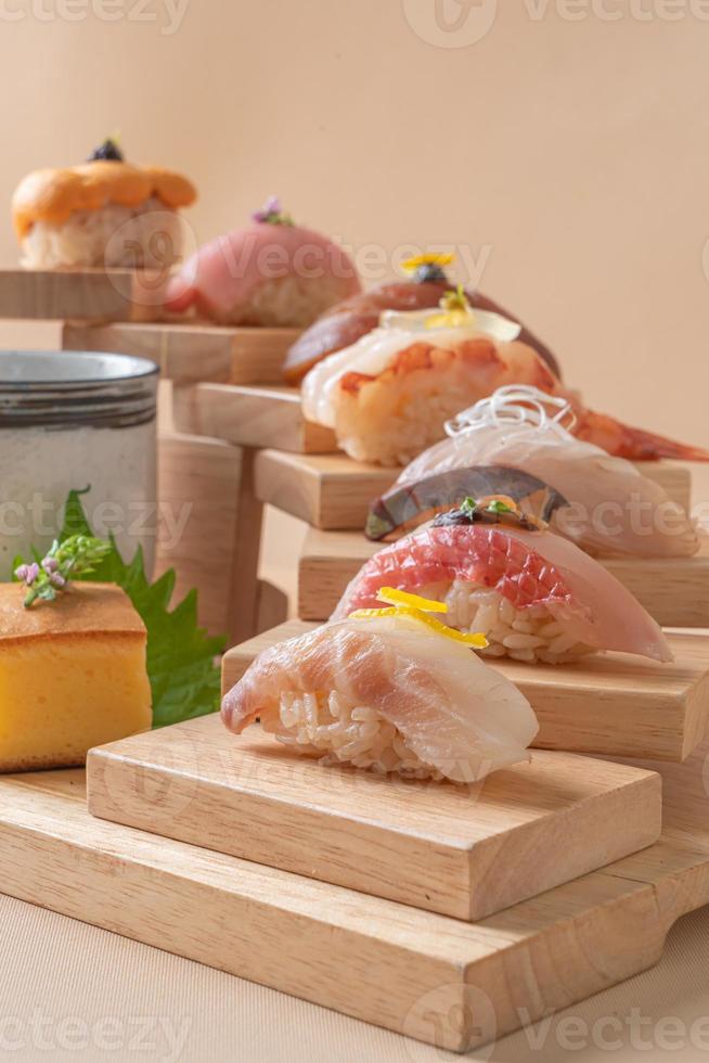 Omakase sushi premium set - Japanese food style photo