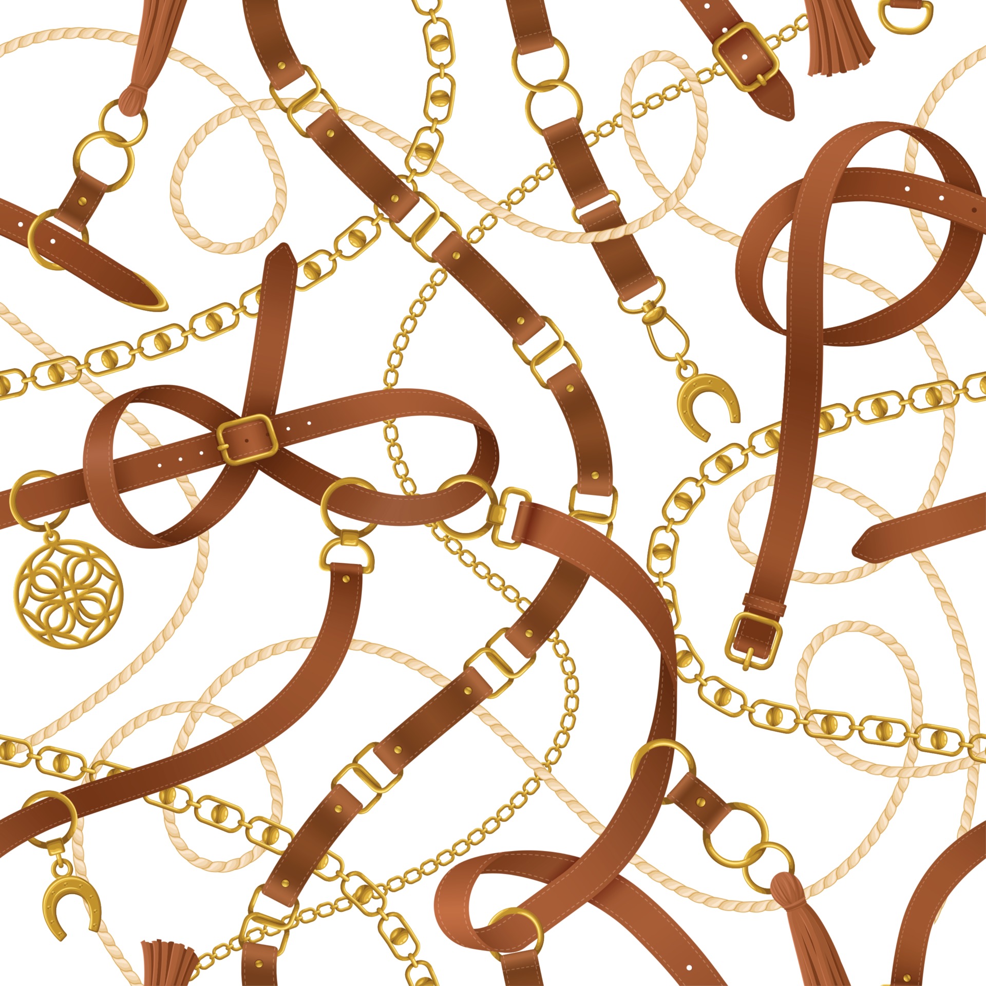 Belt Seamless Pattern Vector Illustration 2950841 Vector Art at Vecteezy