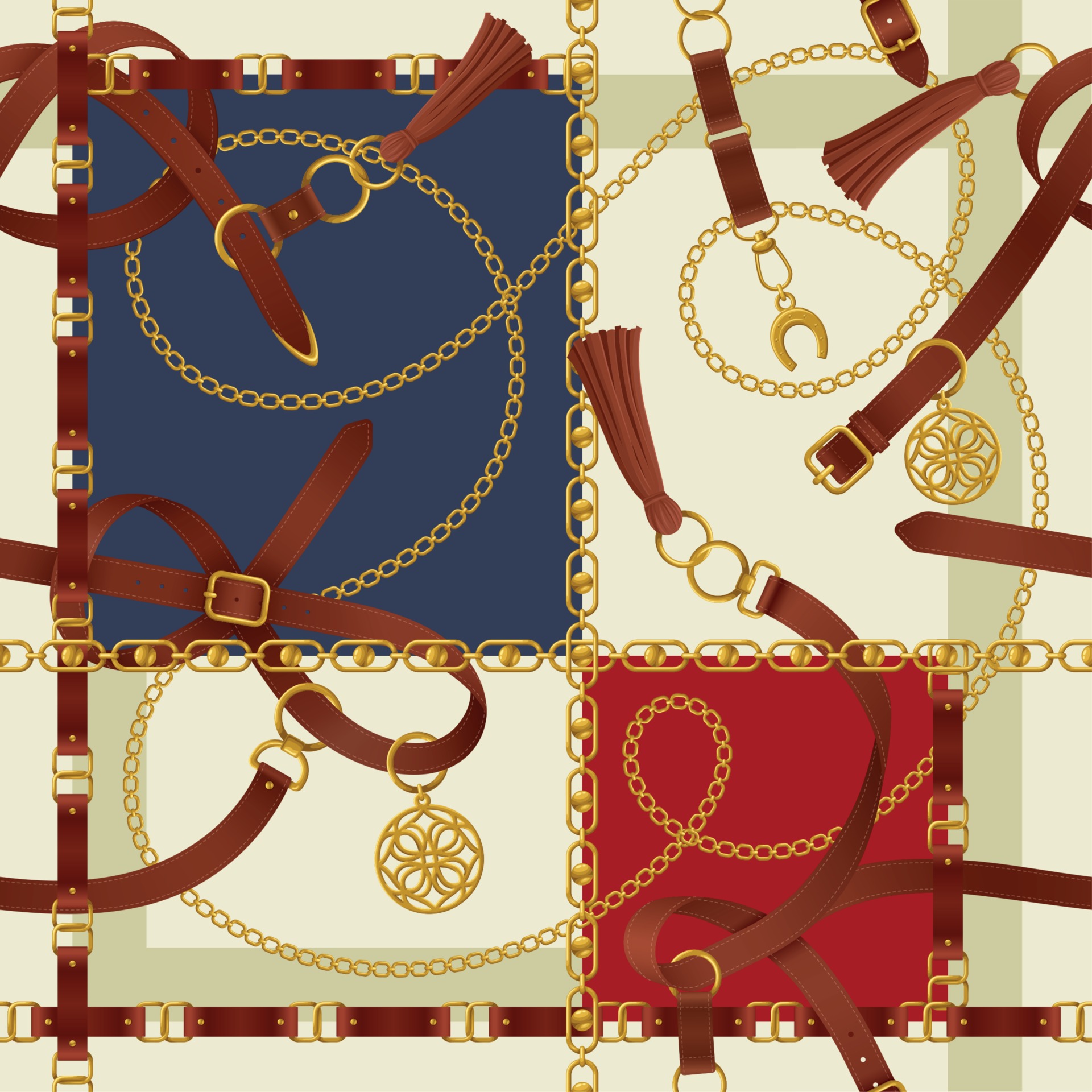 Belt Realistic Background Vector Illustration 2950916 Vector Art at