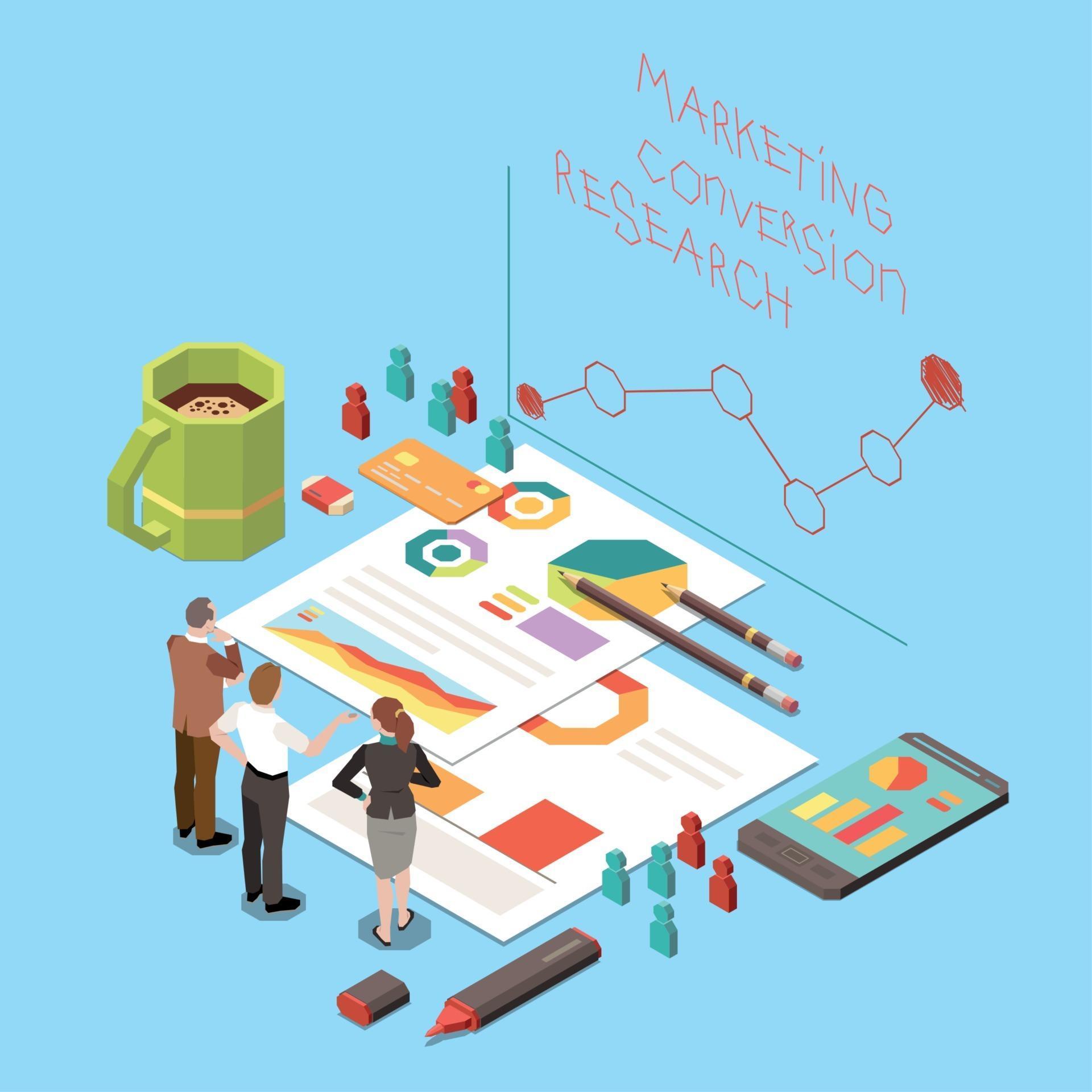 Conversion Rate Optimization Concept Vector Illustration 2950957 Vector ...