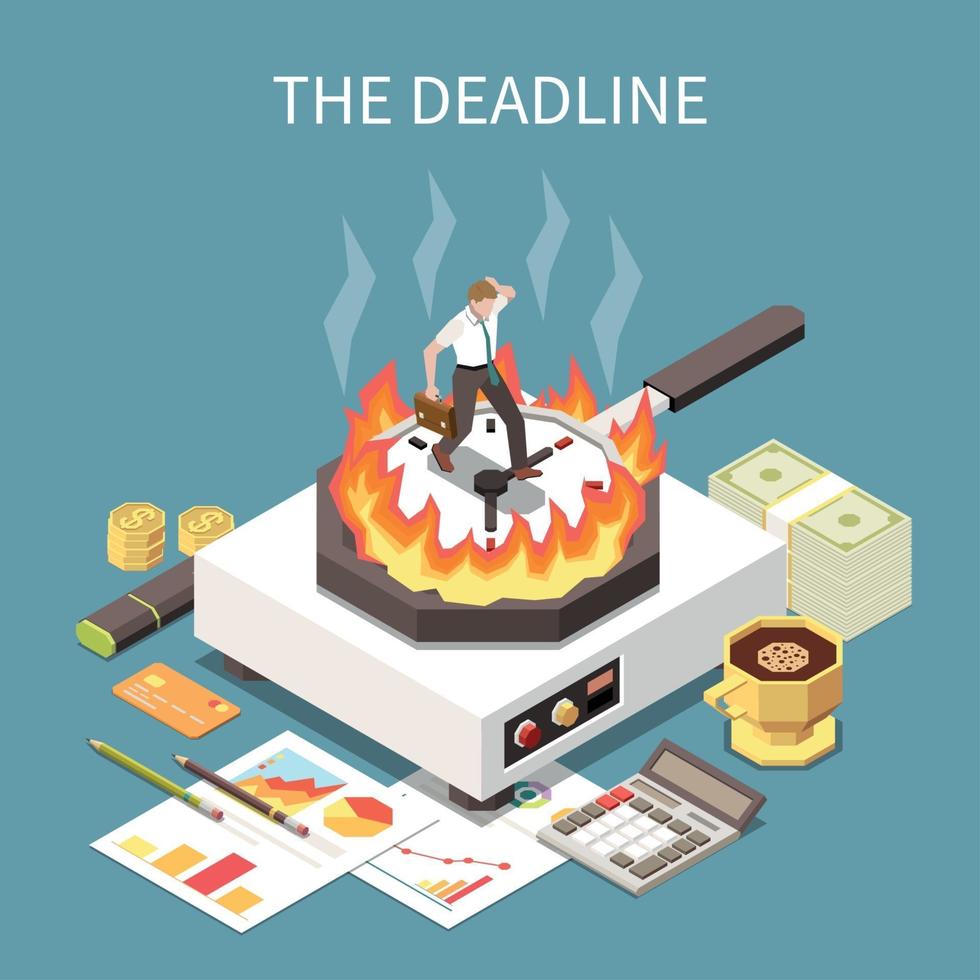 Time Management Concept Vector Illustration