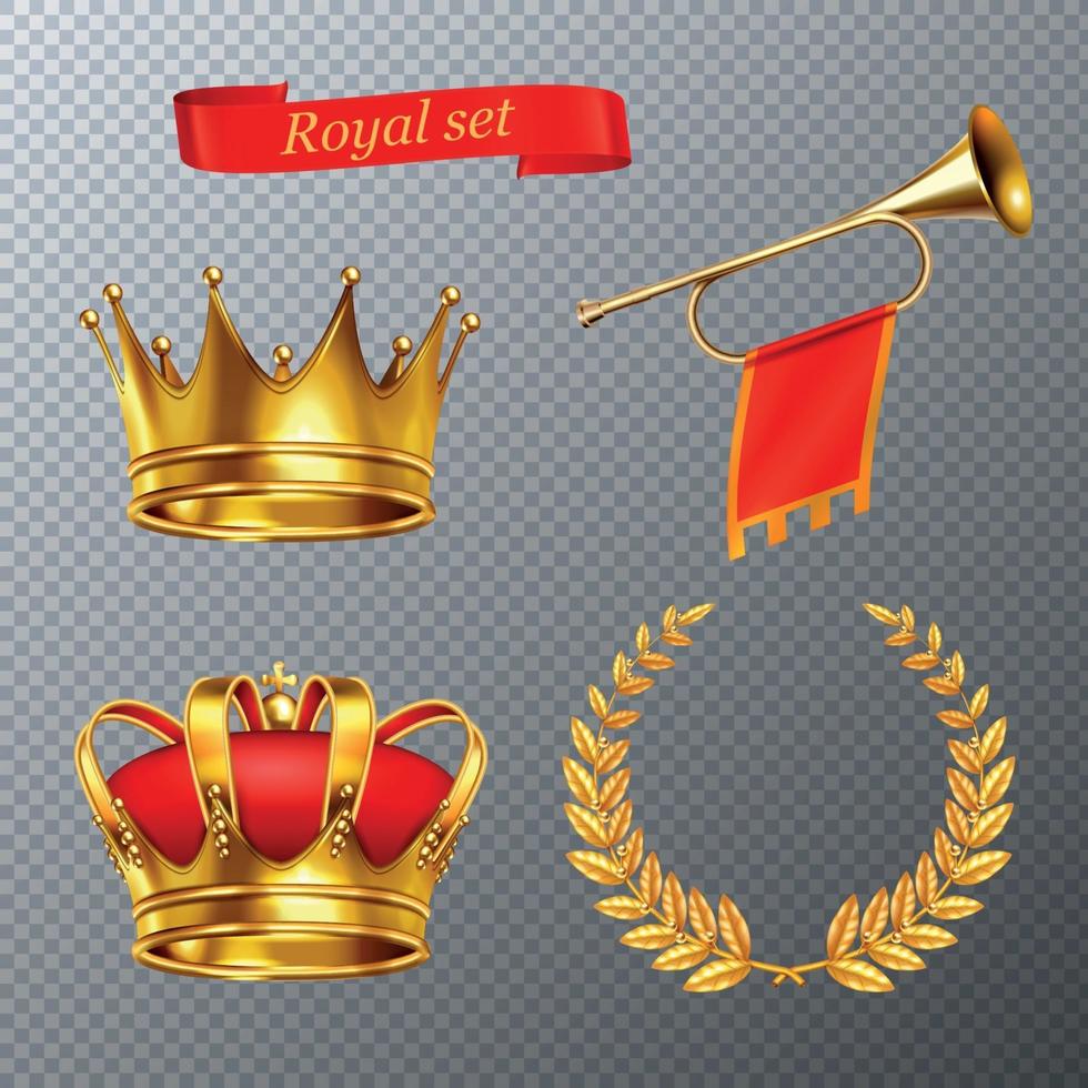 Royal Set Vector Illustration