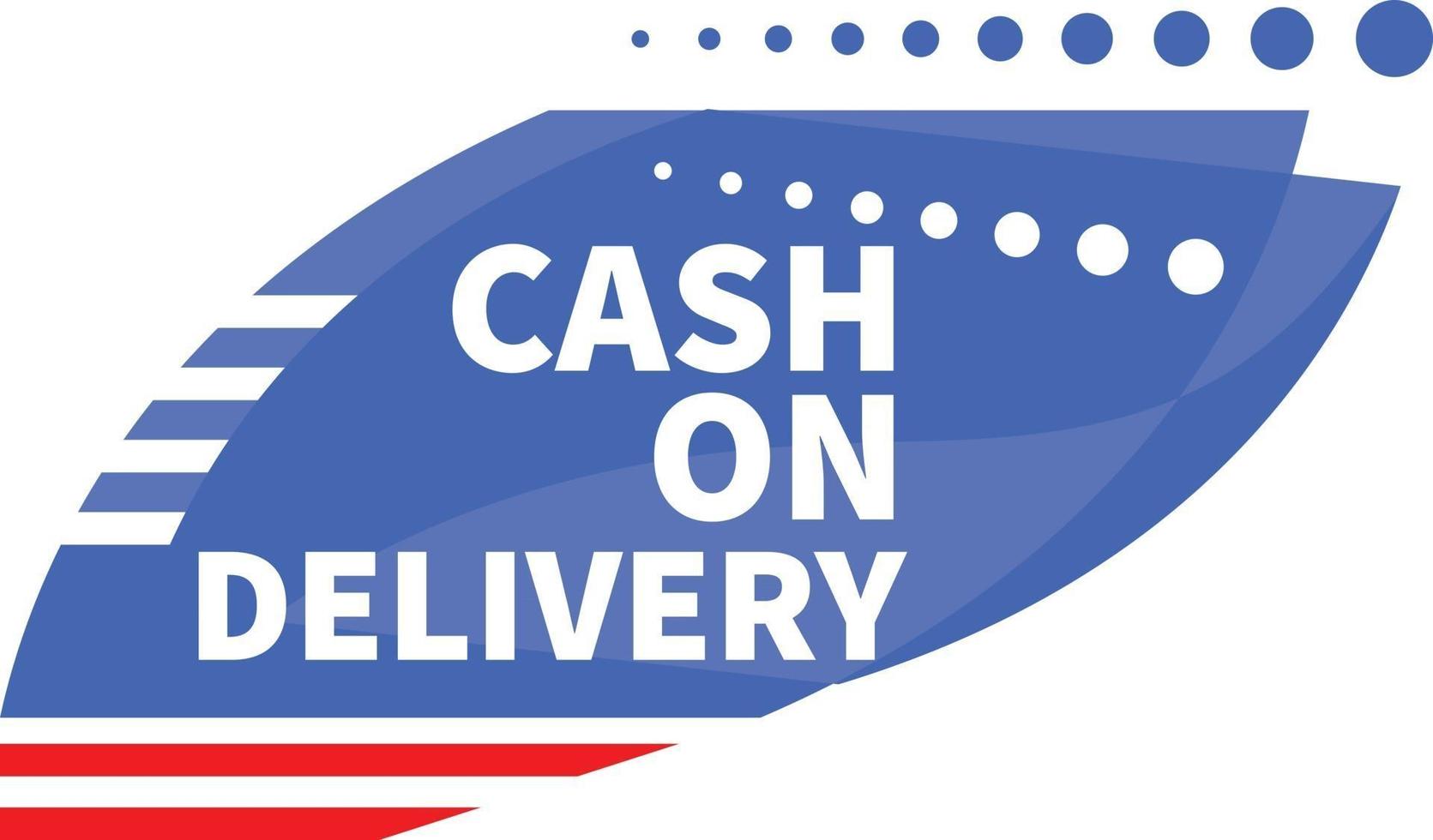 Cash On Delivery Steacker Vector