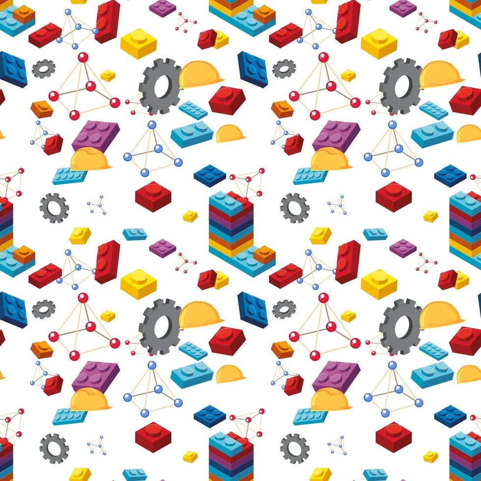 Block learning seamless background vector