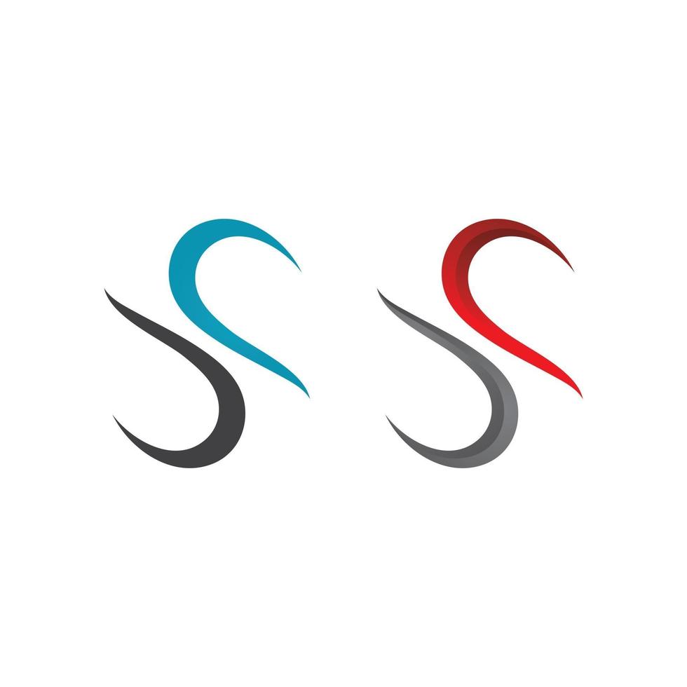 S logo vector letter template