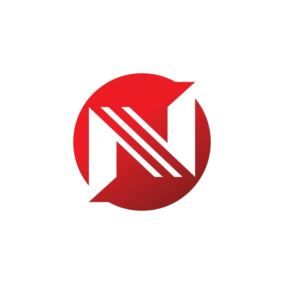 letter N logo business symbol vector template