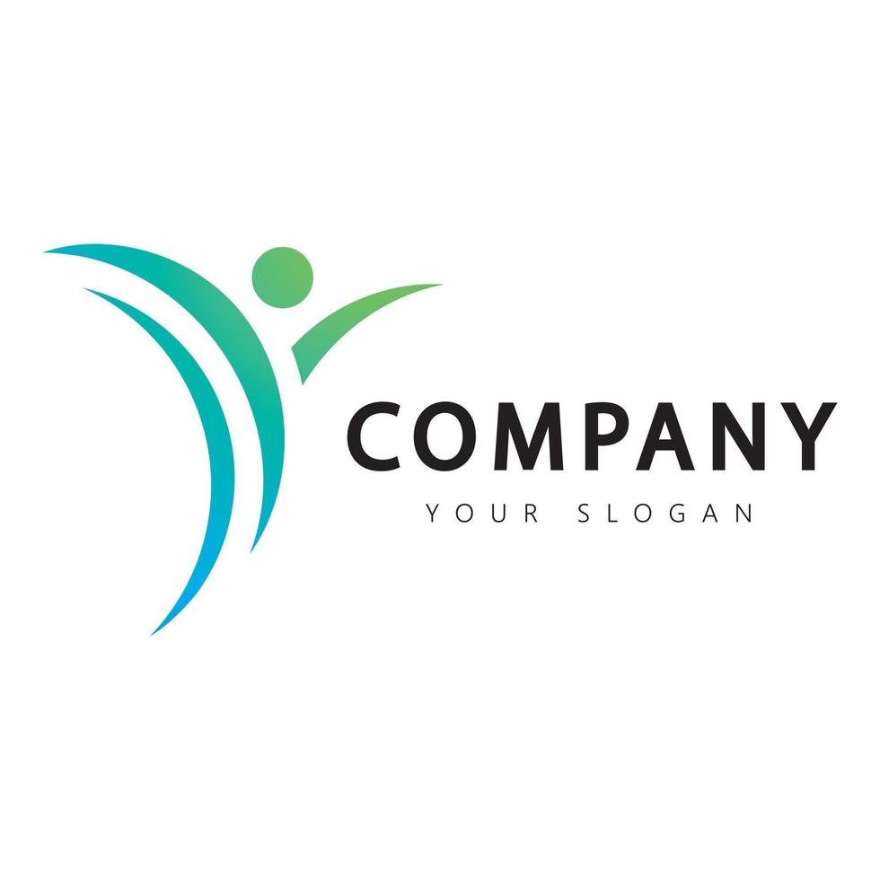 Health people life logo sign vector  illustration