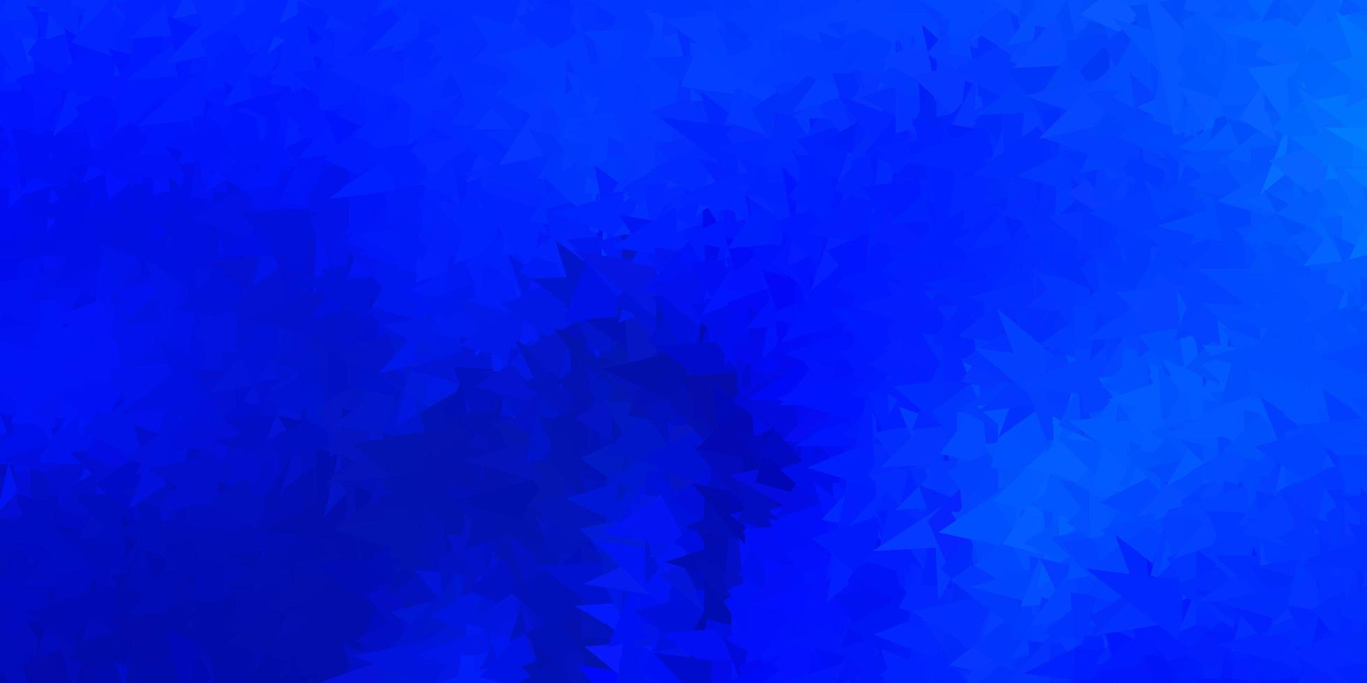 Dark blue vector polygonal pattern.